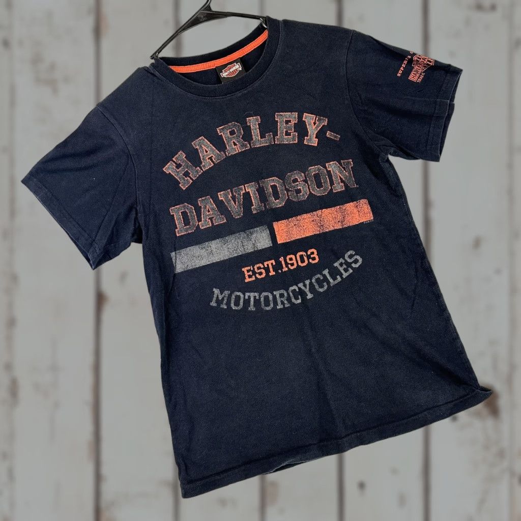 Harley Davidson Harley-Davidson Shirt Adult Small Black USA Made Stratman Tag Mens Shirt Graphic Print Harley-Davidson USA Logo 90s? Size US S / EU 44-46 / 1 - 1 Thumbnail