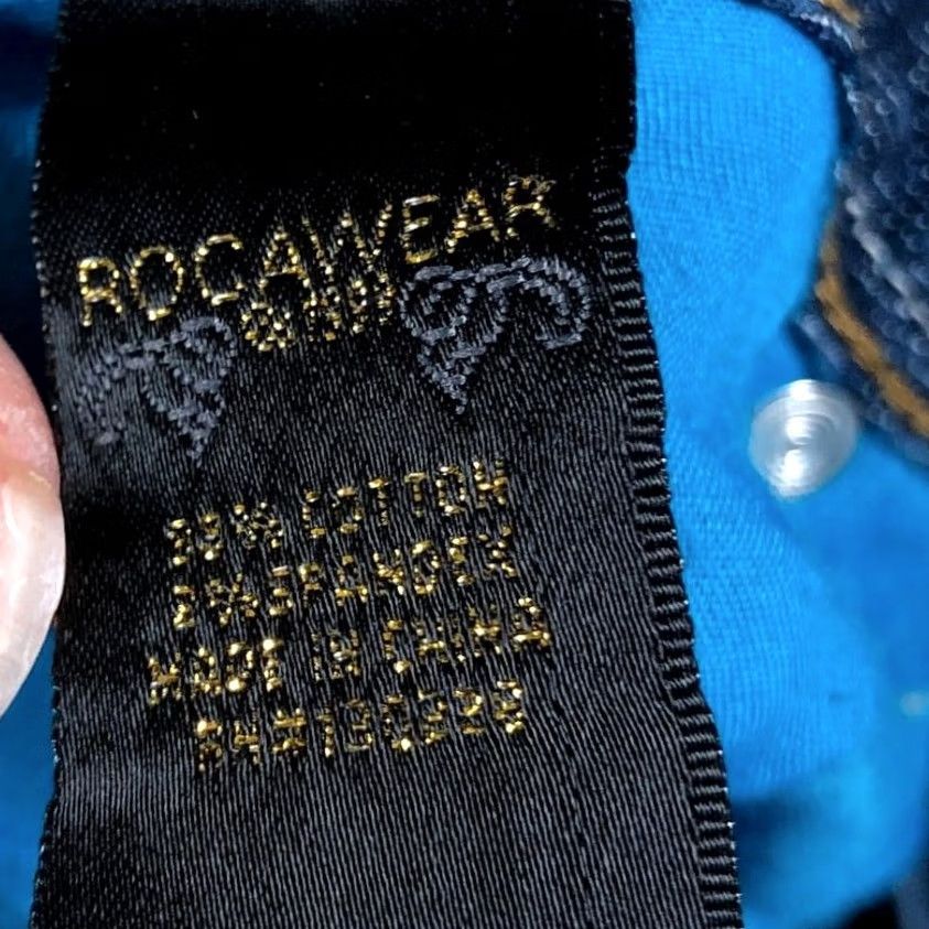 Rocawear Rocawear Womens Jeans Blue Denim Mid Rise Hannah Skinny Leg Stretch 33 Waist Jeans 5-Pocket Denim Cotton Spandex Womens Realese Size 24" / US 00 / IT 34 - 5 Thumbnail