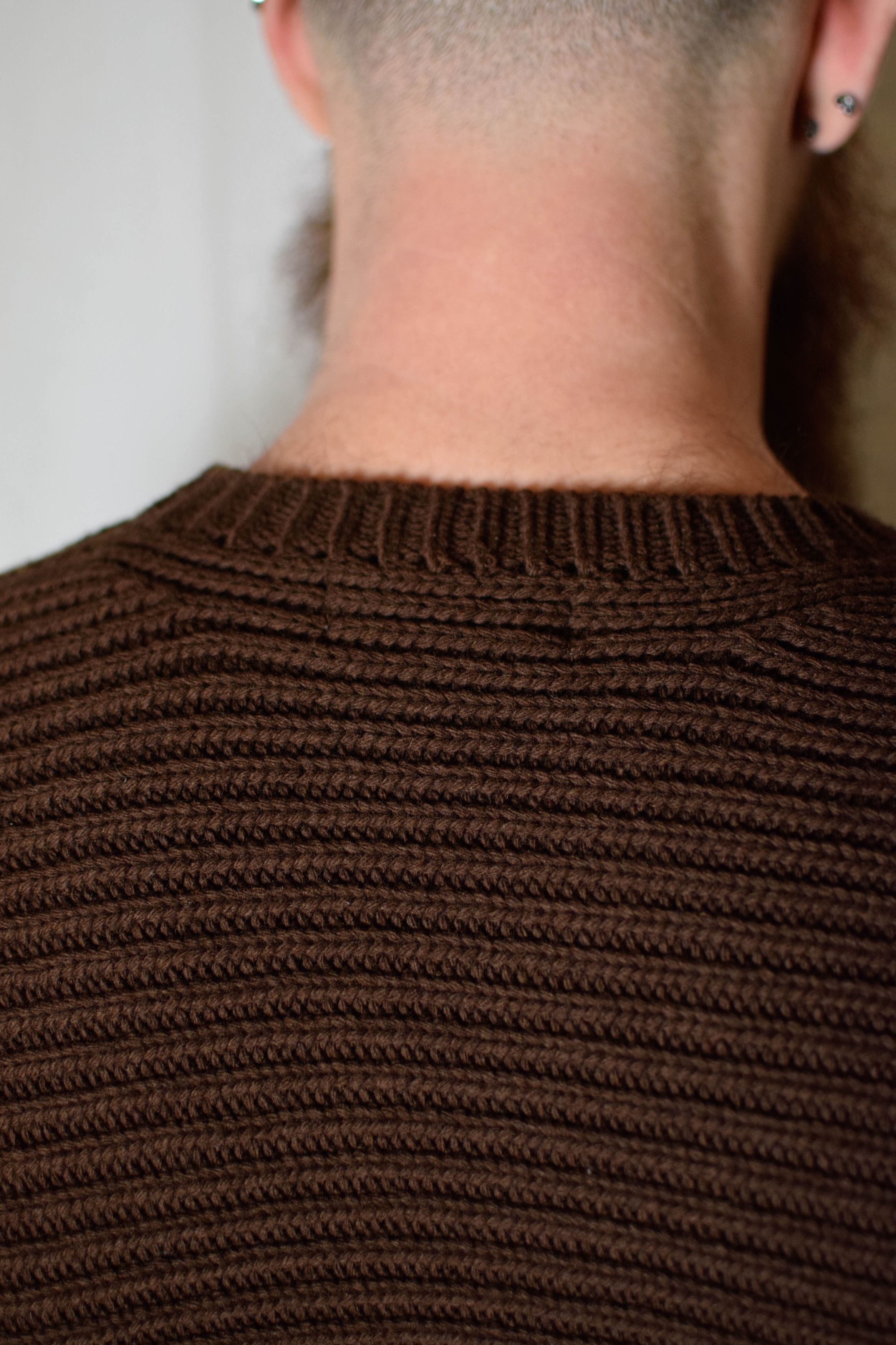Yohji Yamamoto YYPH AW97 Brown Knit - HI-K12-197 Size US L / EU 52-54 / 3 - 8 Thumbnail