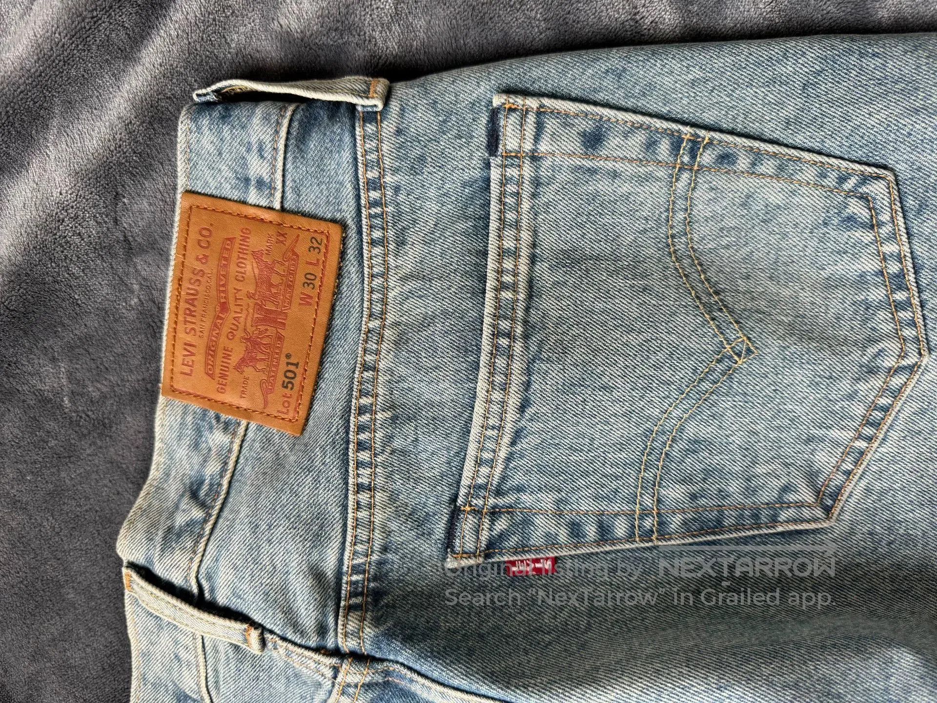 Levi's Levi's 501 Light Blue Jeans. Size US 30 / EU 46 - 3 Thumbnail