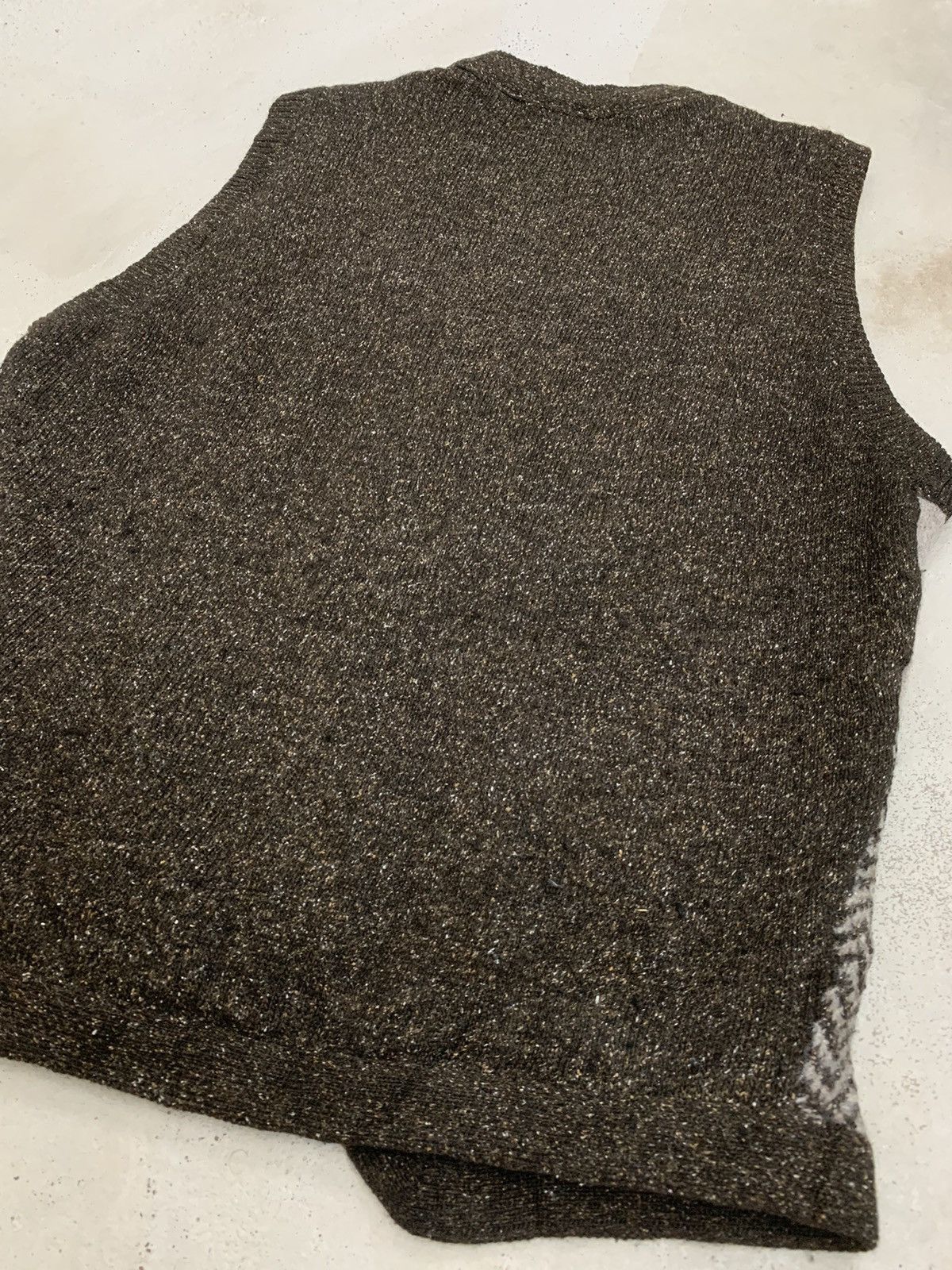 Designer Crocodile Wool Winter Vest Dashiki Red Indian Motovr Size US M / EU 48-50 / 2 - 7 Thumbnail