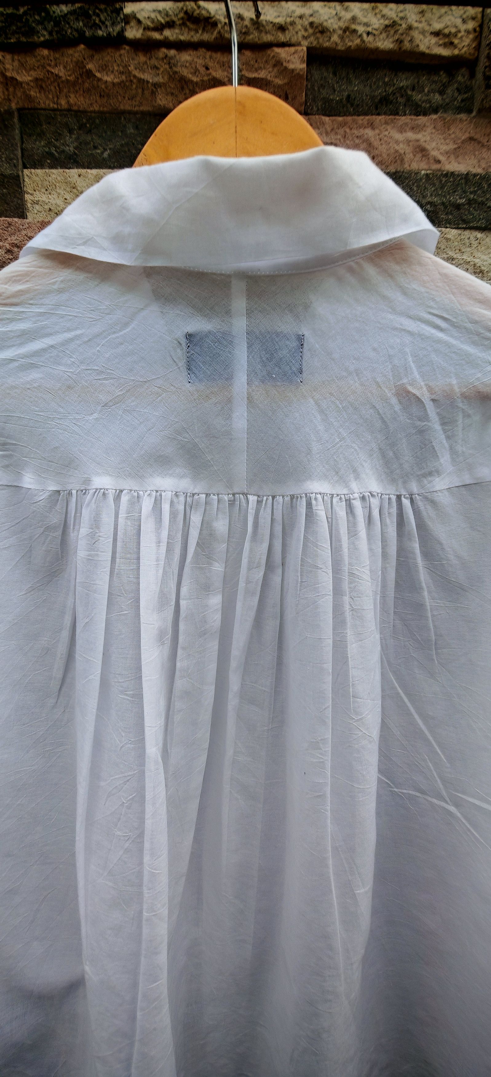 Comme des Garcons Tricot Comme des Garcons oversize white shirt Size S / US 4 / IT 40 - 10 Thumbnail