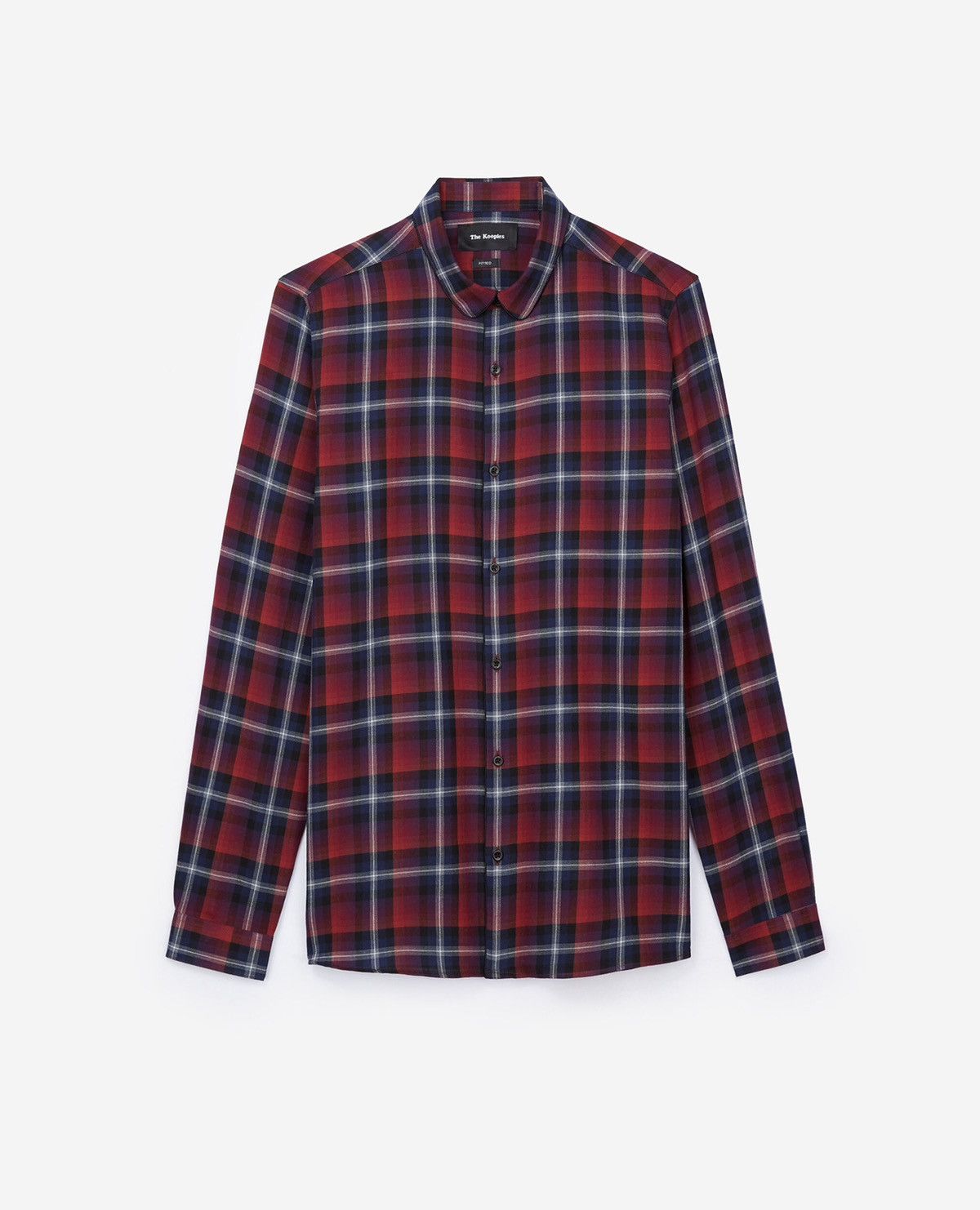 The Kooples The Kooples Plaid Cotton Long Sleeve Shirt Size US S / EU 44-46 / 1 - 1 Thumbnail