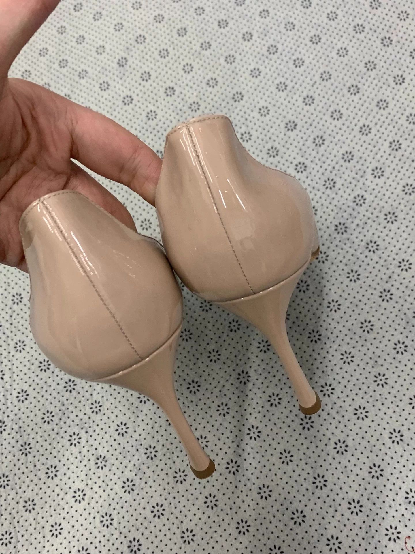 Dior Dior Nude Pink Patent Leather Heels 39 Size US 8 / IT 38 - 4 Thumbnail