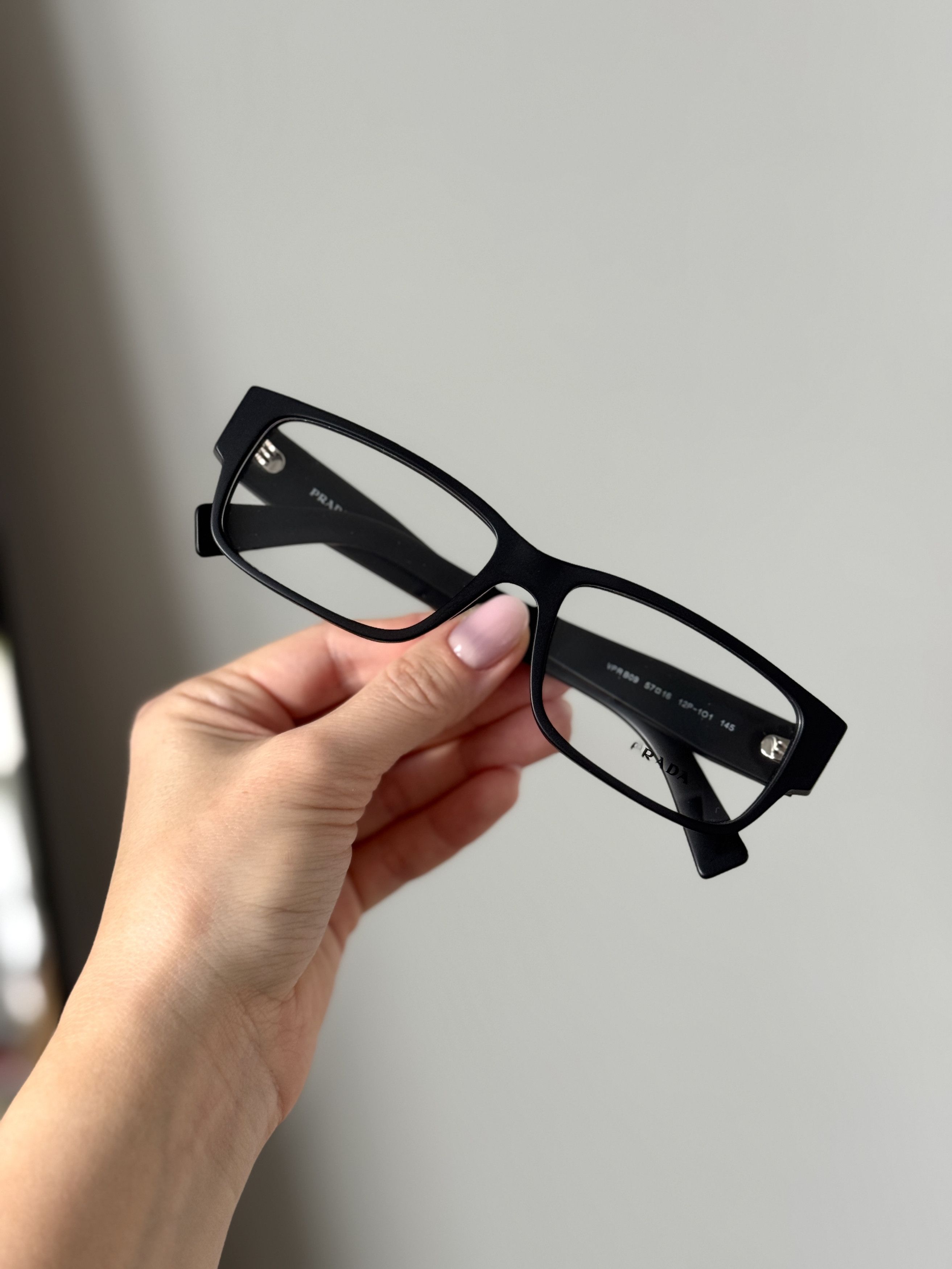 Prada Prada Men Eyeglasses Rectangle PRB09V 12P1O1 NEW AUTHENTIC Size ONE SIZE - 2 Thumbnail