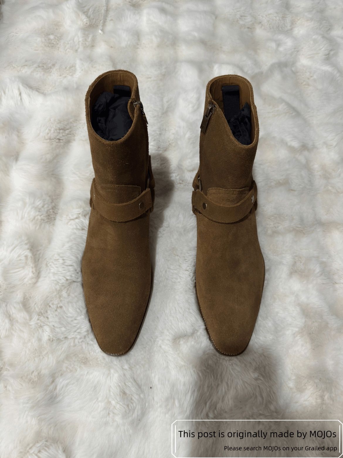 Saint Laurent Paris Sz 43 Saint Laurent Paris Buckle Wyatt 40 Harness Boots Size US 10 / EU 43 - 2 Thumbnail