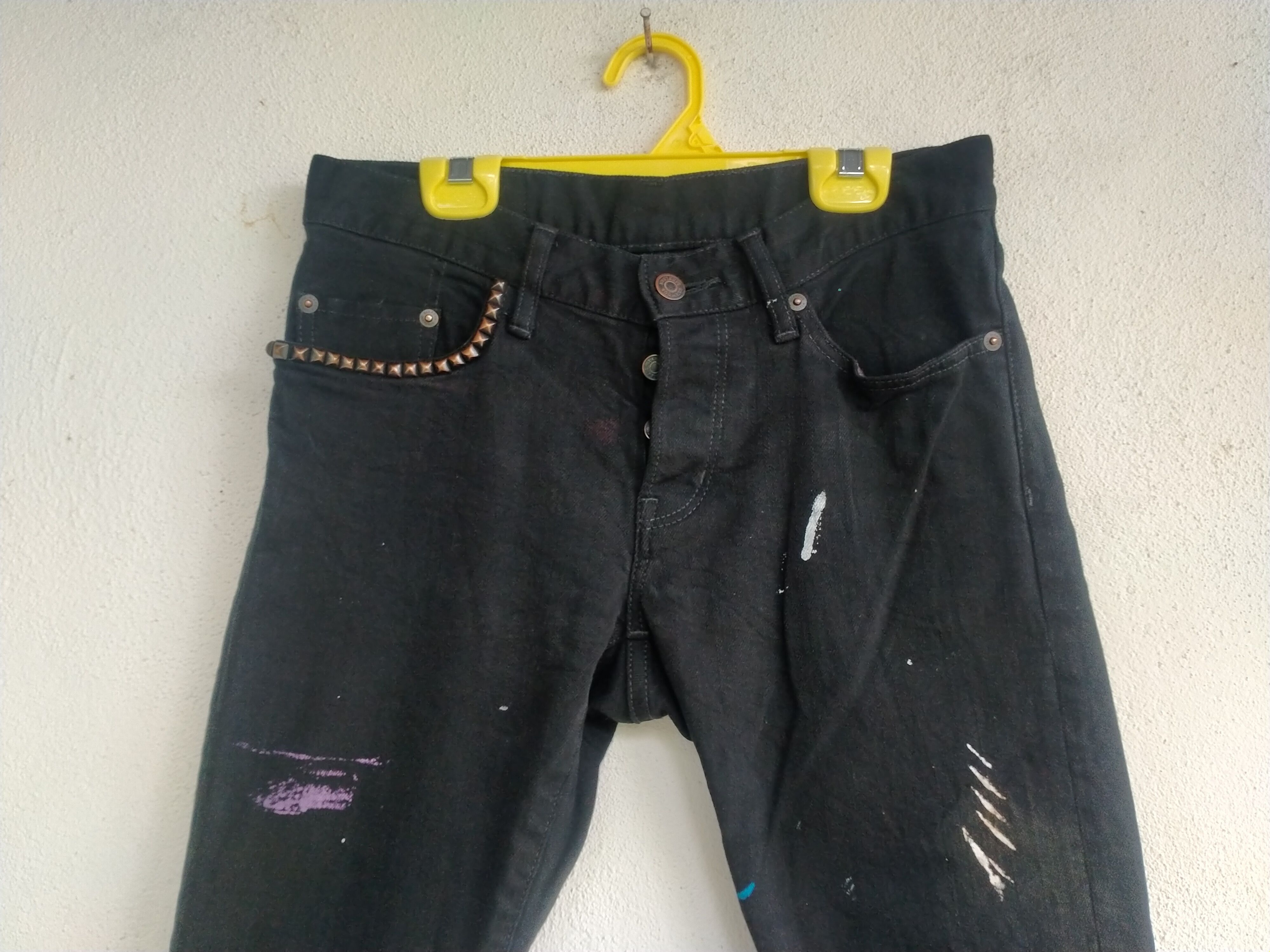 Beauty Beast Distressed Hysteric Glamour Low Rise Skinny Jeans Size US 29 - 2 Thumbnail