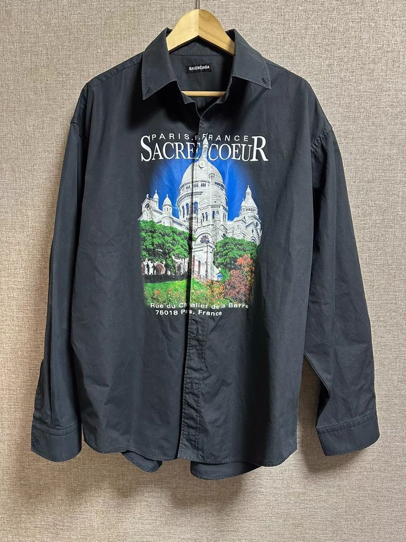 Balenciaga Balenciaga size 39 Double-Sided Print Long-Sleeve T-Shirt Size US XS / EU 42 / 0 - 1 Thumbnail