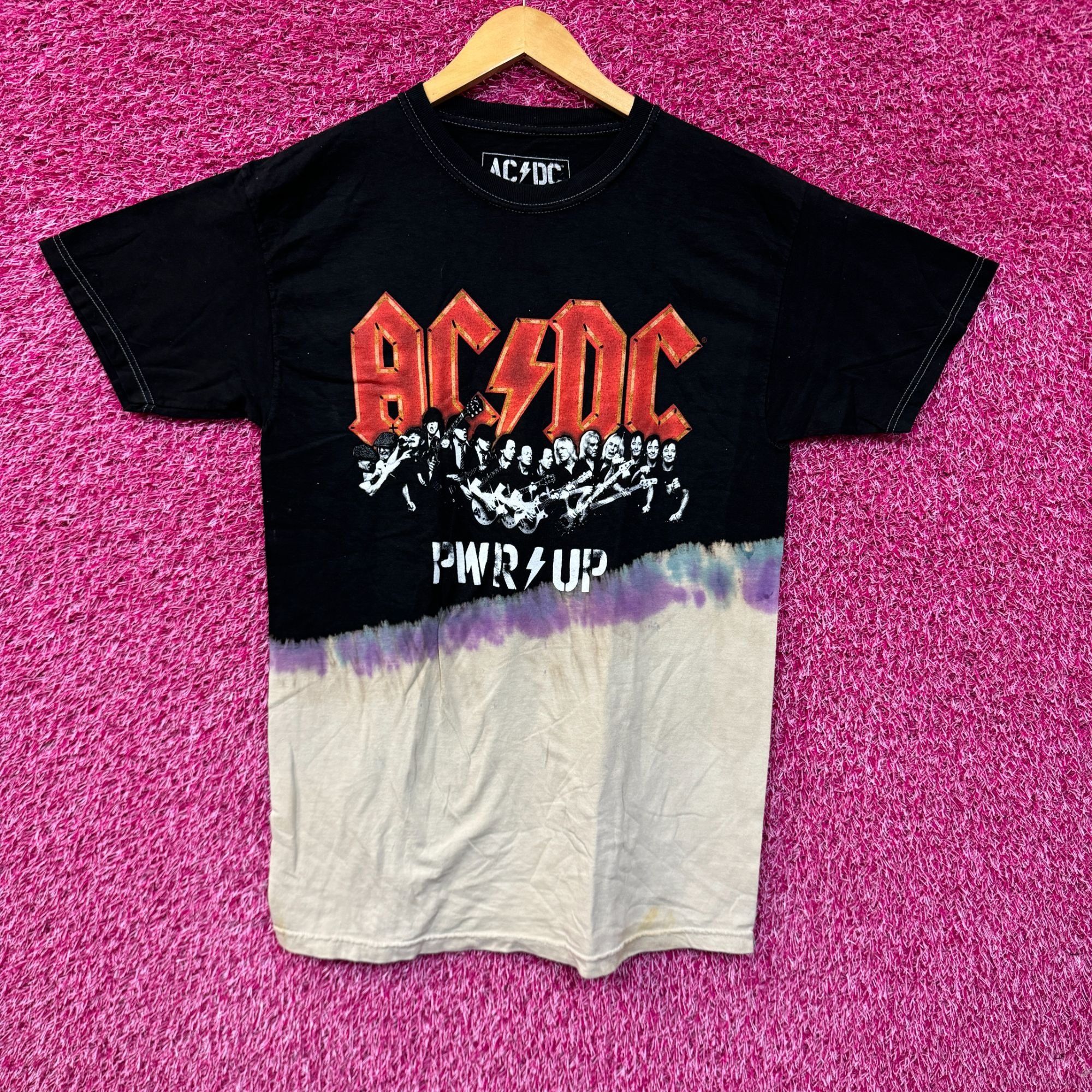 AC/DC AC/DC Power Up Album Art Heavy Metal Dip Dye small Size US S / EU 44-46 / 1 - 1 Thumbnail