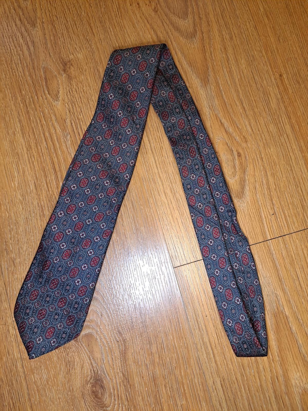 Lands' End Lands End Silk Tie Multicolor Floral Handmade in USA Long Size ONE SIZE - 5 Thumbnail