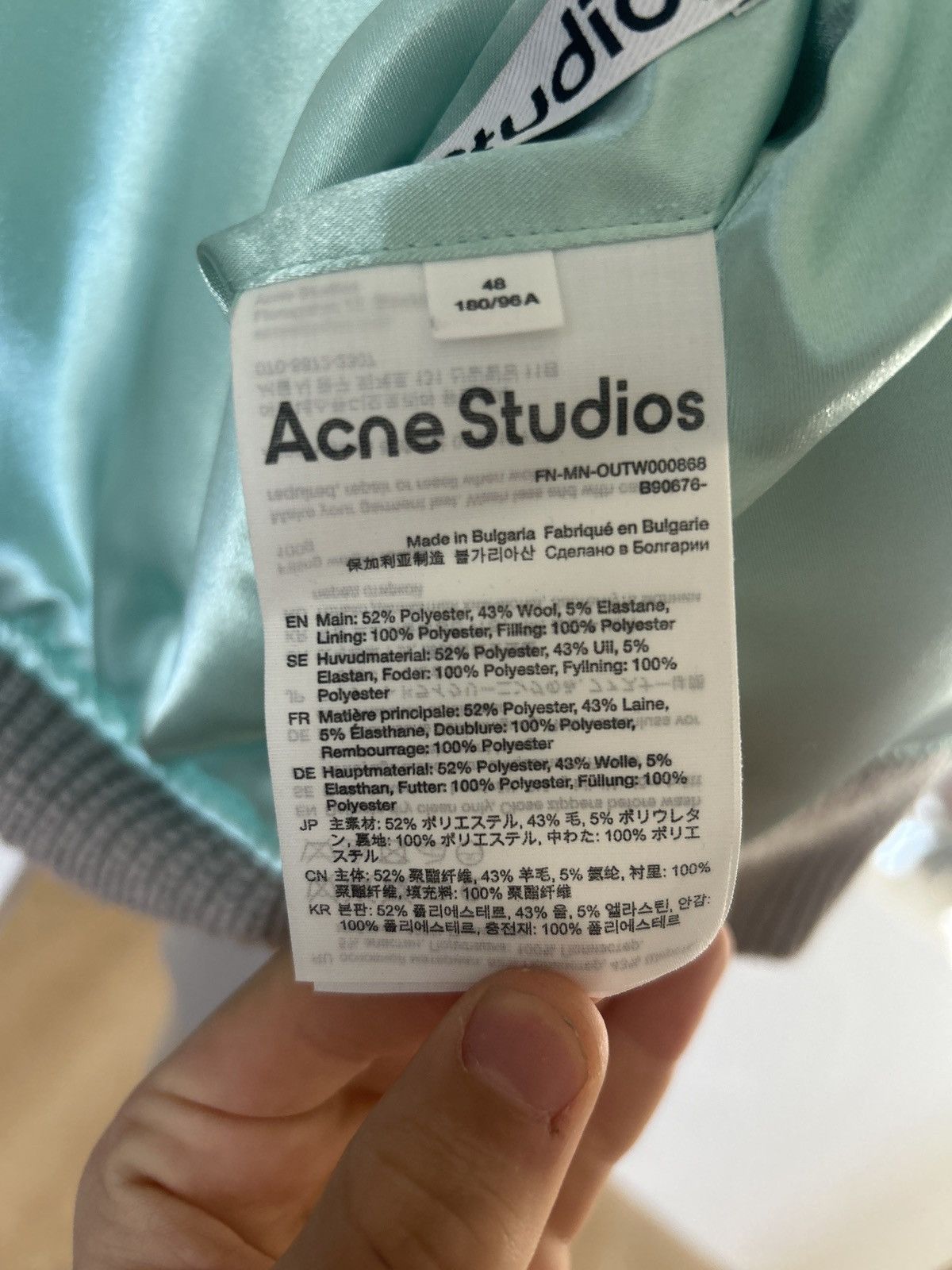 Acne Studios Reversible Acne Studios Bomber Jacket Size US M / EU 48-50 / 2 - 8 Thumbnail