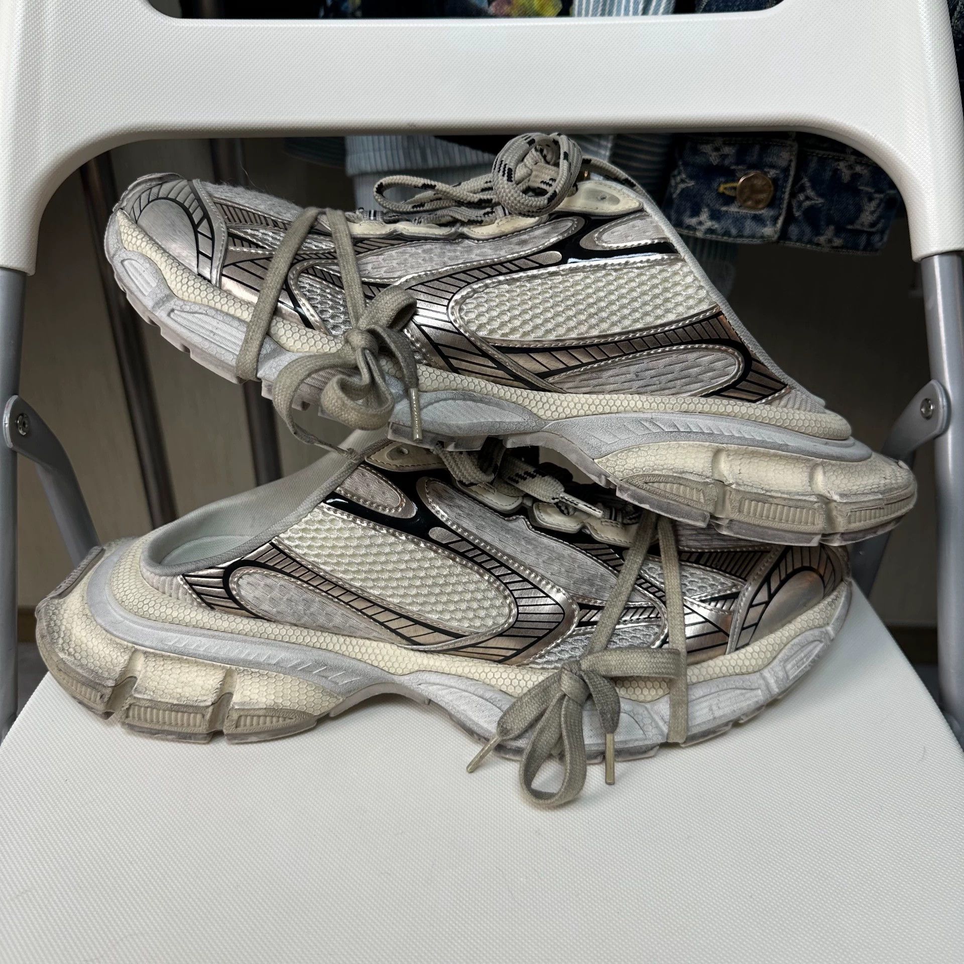 Balenciaga Balenciaga 3XL Round Toe Platform Mule Men's Beige 45 Size US 12 / EU 45 - 6 Thumbnail