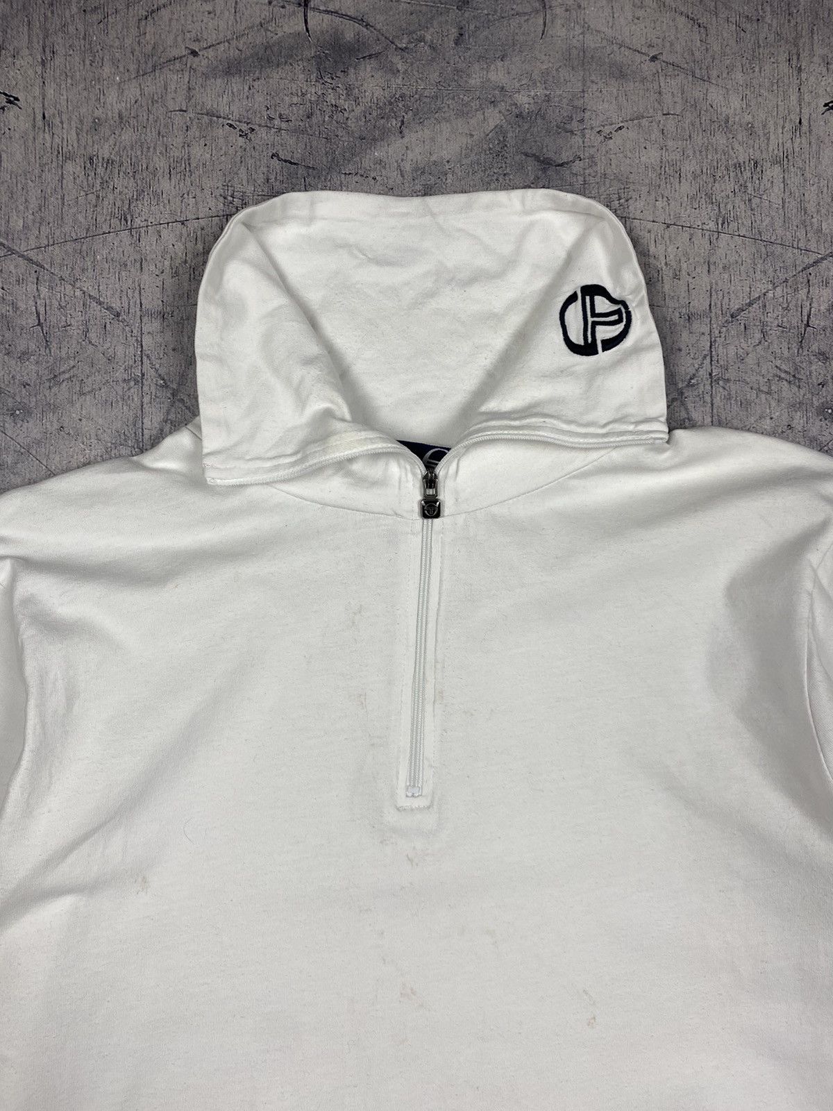 Sergio Tacchini Vintage Sergio Tacchini High NeckLong Sleeve Shirt Size US XXL / EU 58 / 5 - 5 Thumbnail