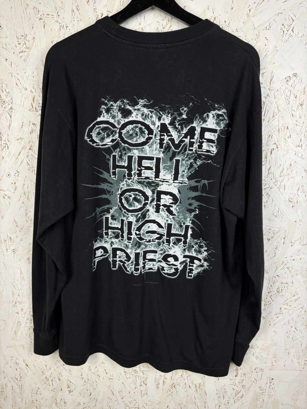 Band Tees Suffocation 2010 Come Hell Or High Priest Metal Long Sleeve Size US L / EU 52-54 / 3 - 4 Thumbnail