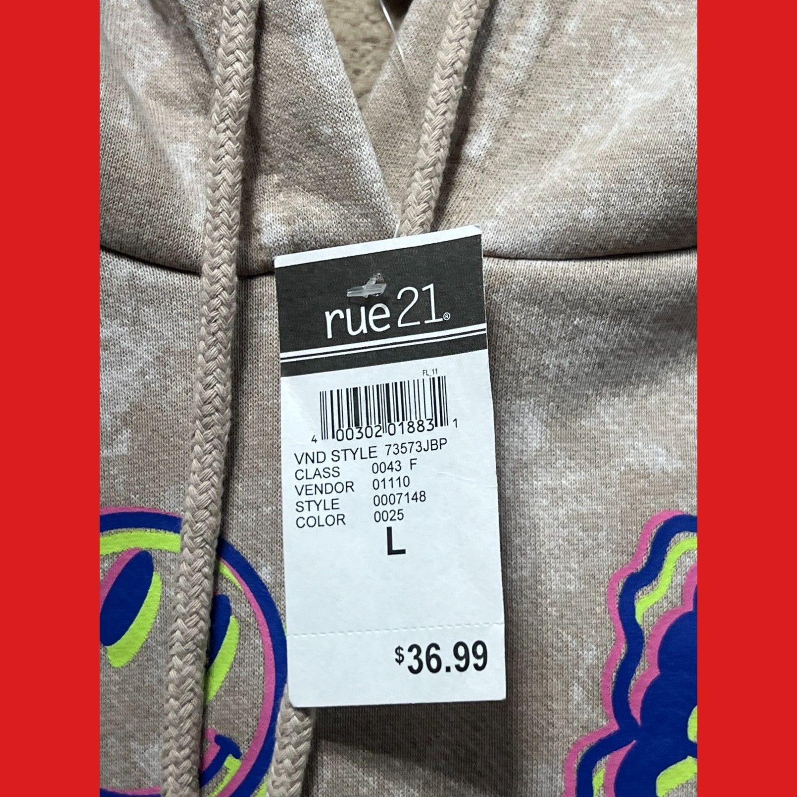 Other Fared Rouse - Women's Long Sleeve Hooded Sweatshirt - Brown Size L / US 10 / IT 46 - 7 Thumbnail