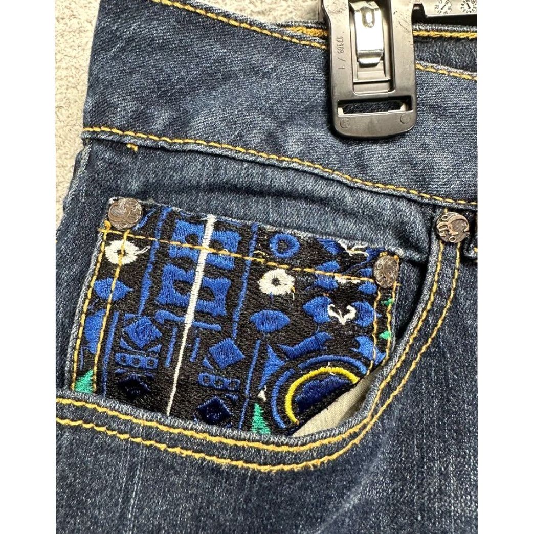 Coogi Coogi Jeans Womens 22W Plus Blue Distressed Slim Skinny Denim High Rise Ladies Size 40" / US 18 - 6 Thumbnail