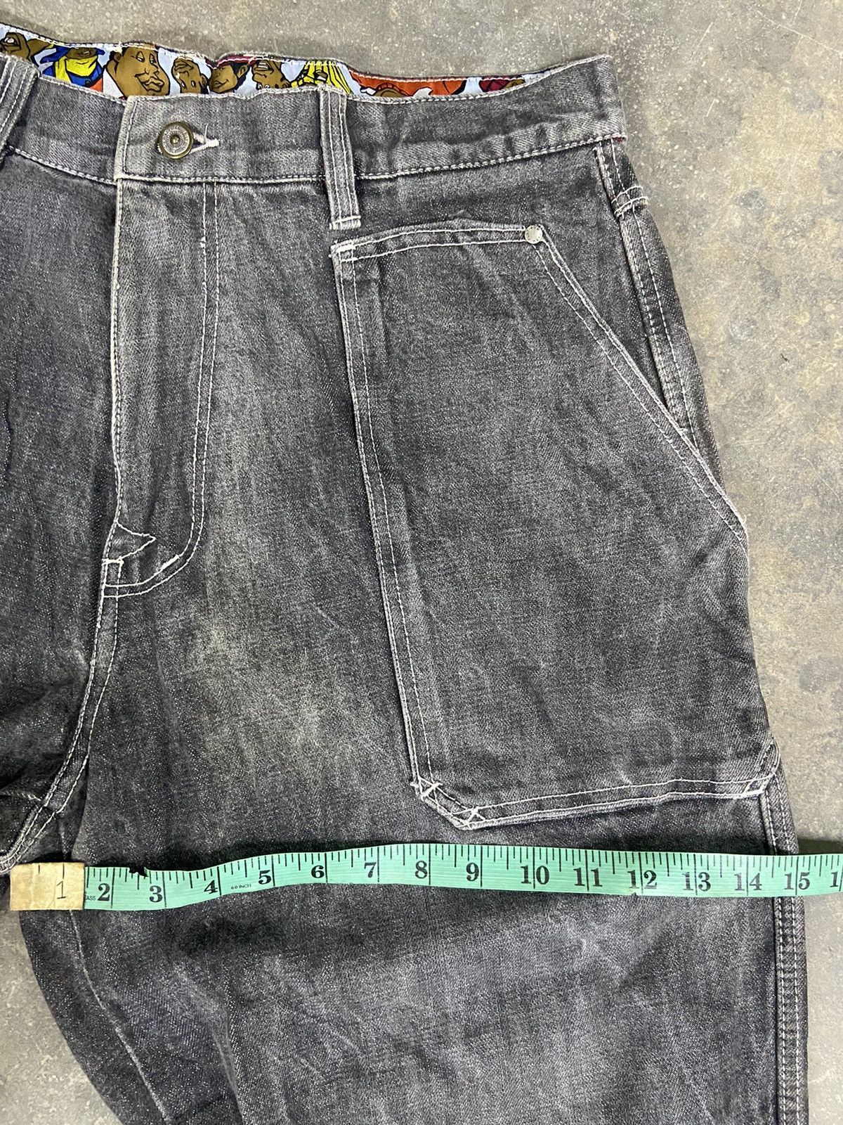 Fubu 🔥 Vintage y2k Fubu Platinum jeans Embroidery back hit Size US 36 / EU 52 - 13 Thumbnail