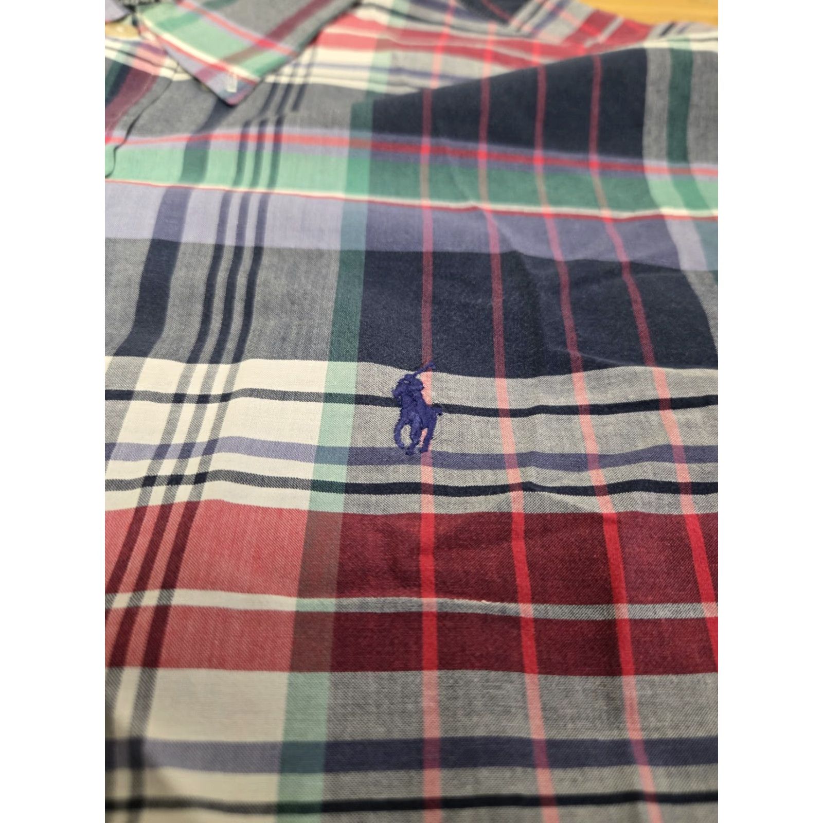 Polo Ralph Lauren Polo Ralph Lauren Shirt Men XL Short Sleeve Button Colorblock Plaid Classic Size US XL / EU 56 / 4 - 4 Thumbnail