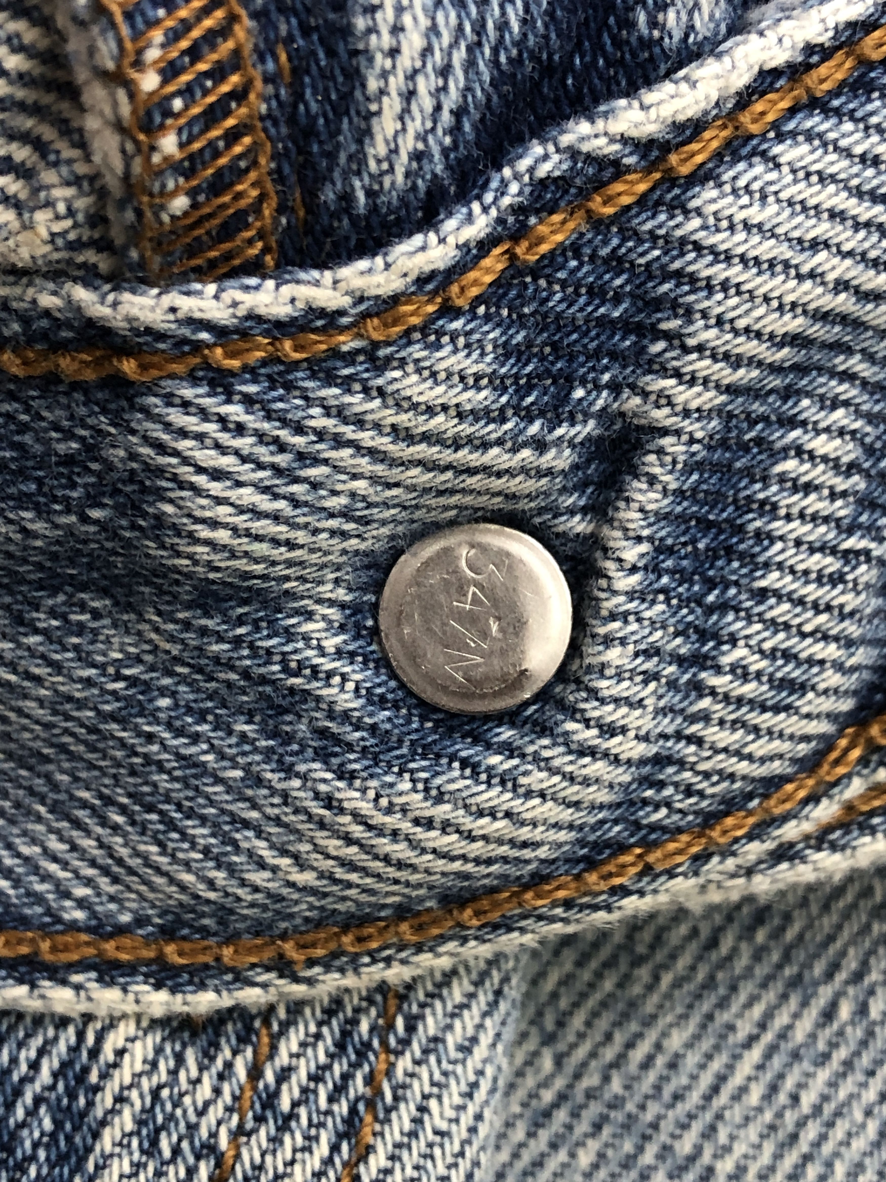 Levi's × Vintage Vintage Levis 505 Light Blue Washed Jeans Size US 36 / EU 52 - 10 Thumbnail