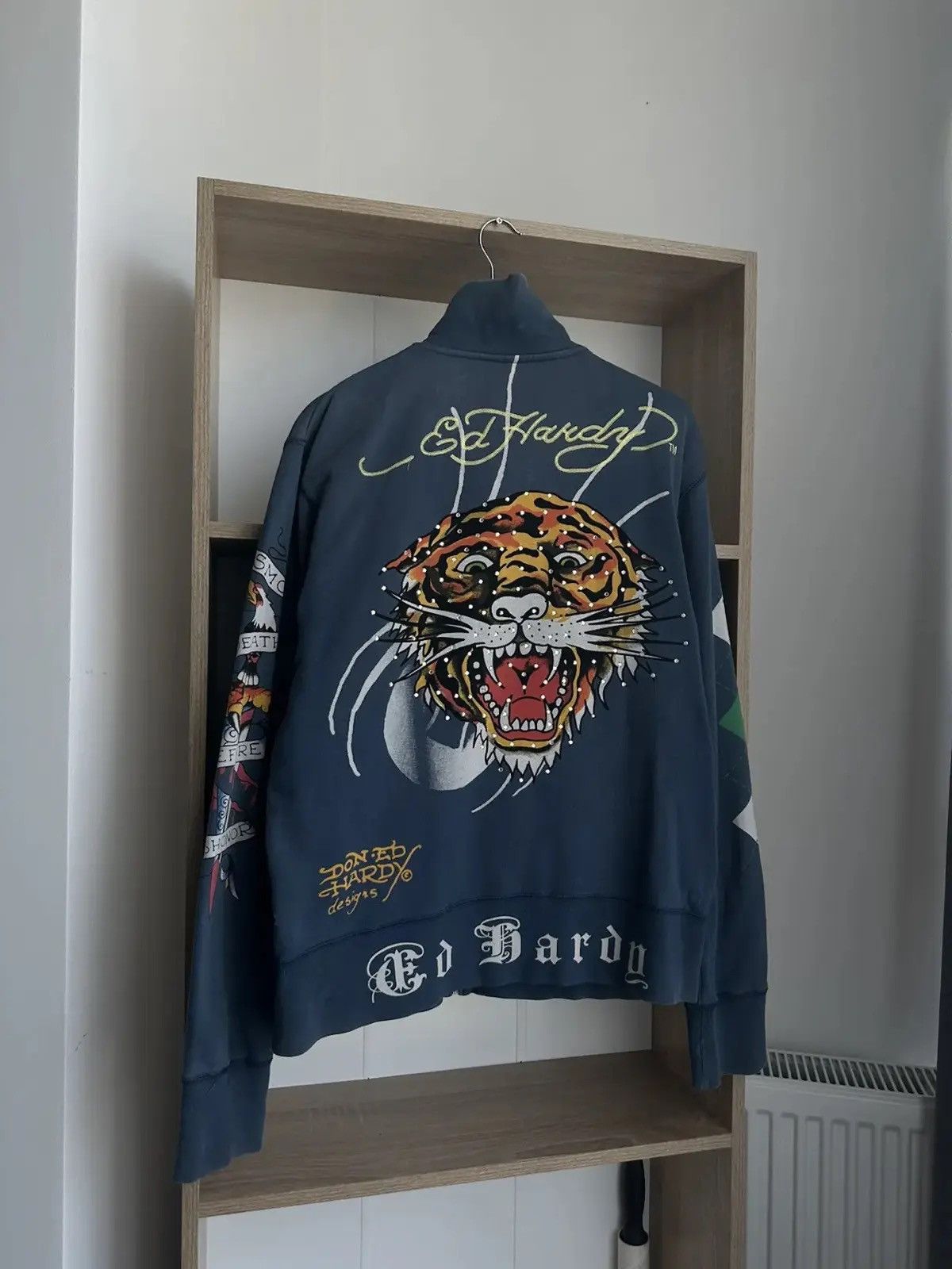Ed Hardy Vintage Ed Hardy Christian Audigier Hoodie Size US M / EU 48-50 / 2 - 2 Thumbnail
