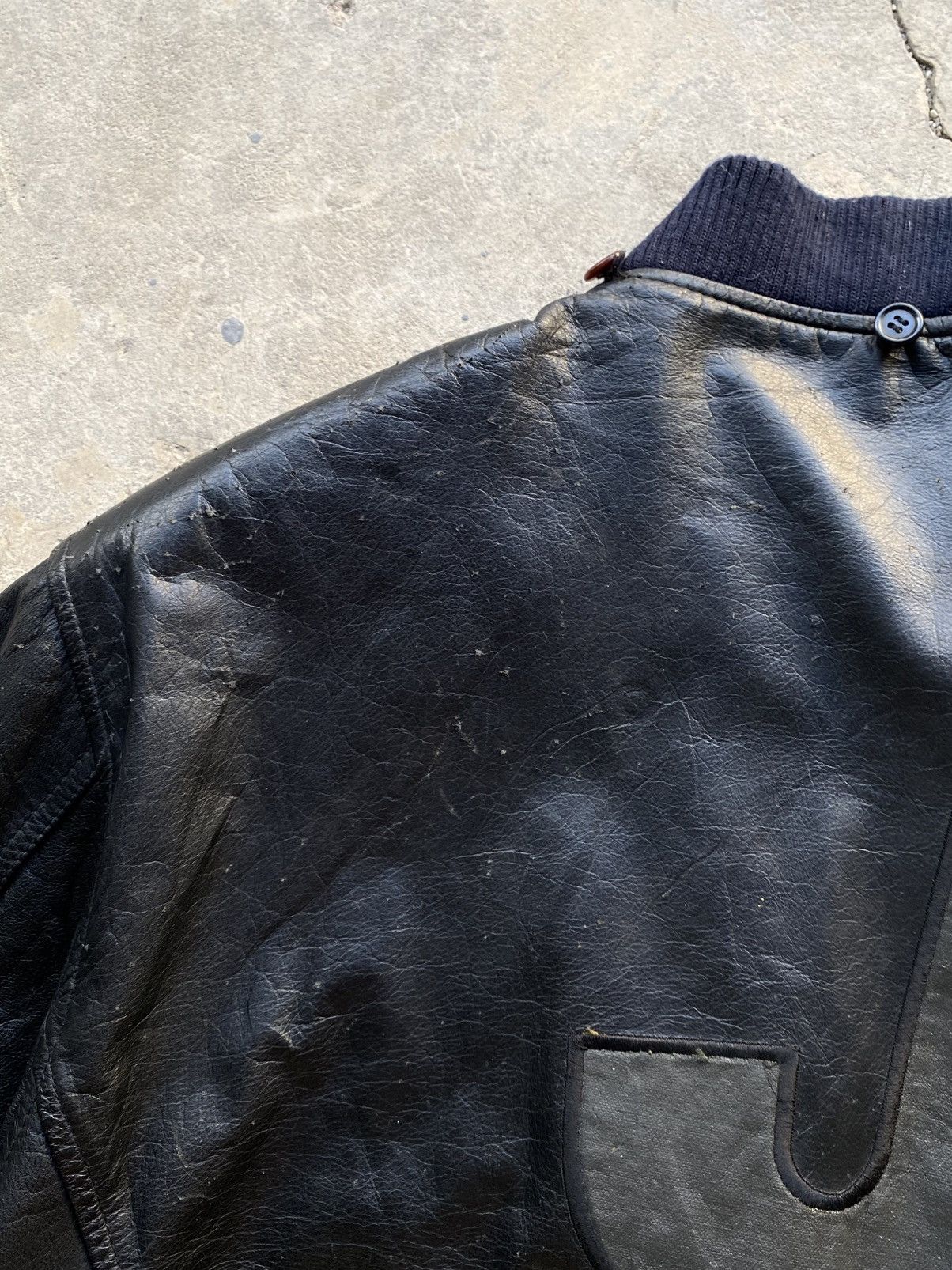 Japanese Brand Mr.Junko leather Jacket Size US L / EU 52-54 / 3 - 12 Thumbnail