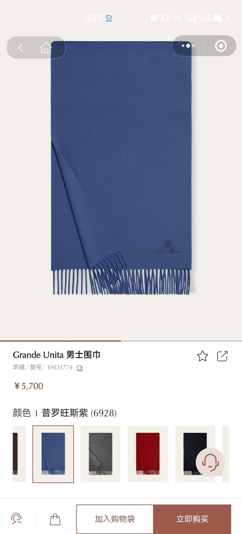 Loro Piana LORO PIANA scarf Size ONE SIZE - 2 Thumbnail