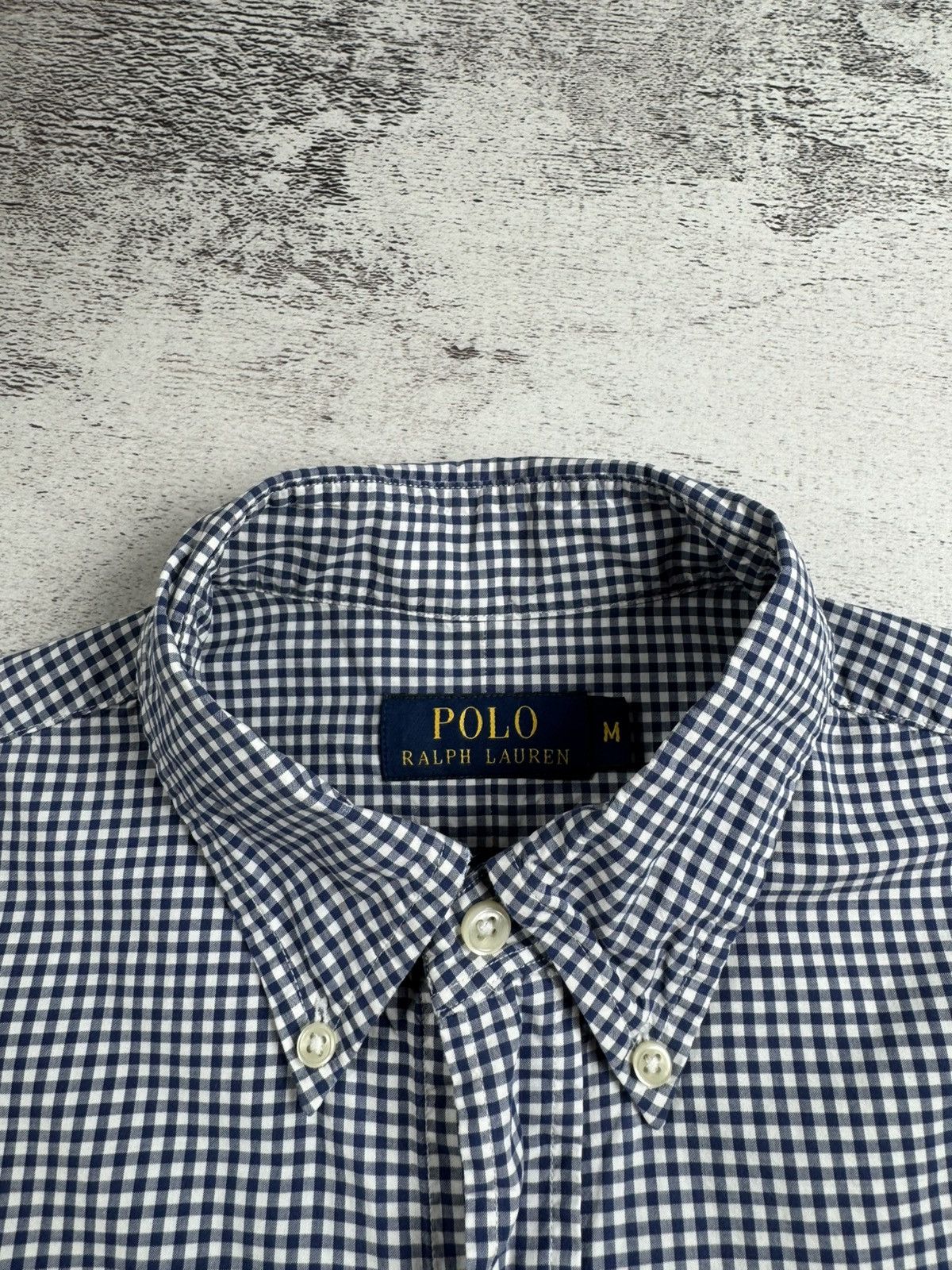 Polo Ralph Lauren Polo Ralph Lauren Blue M Size Button Checked Classic Collar LongSleeve Shirt Size US M / EU 48-50 / 2 - 8 Thumbnail