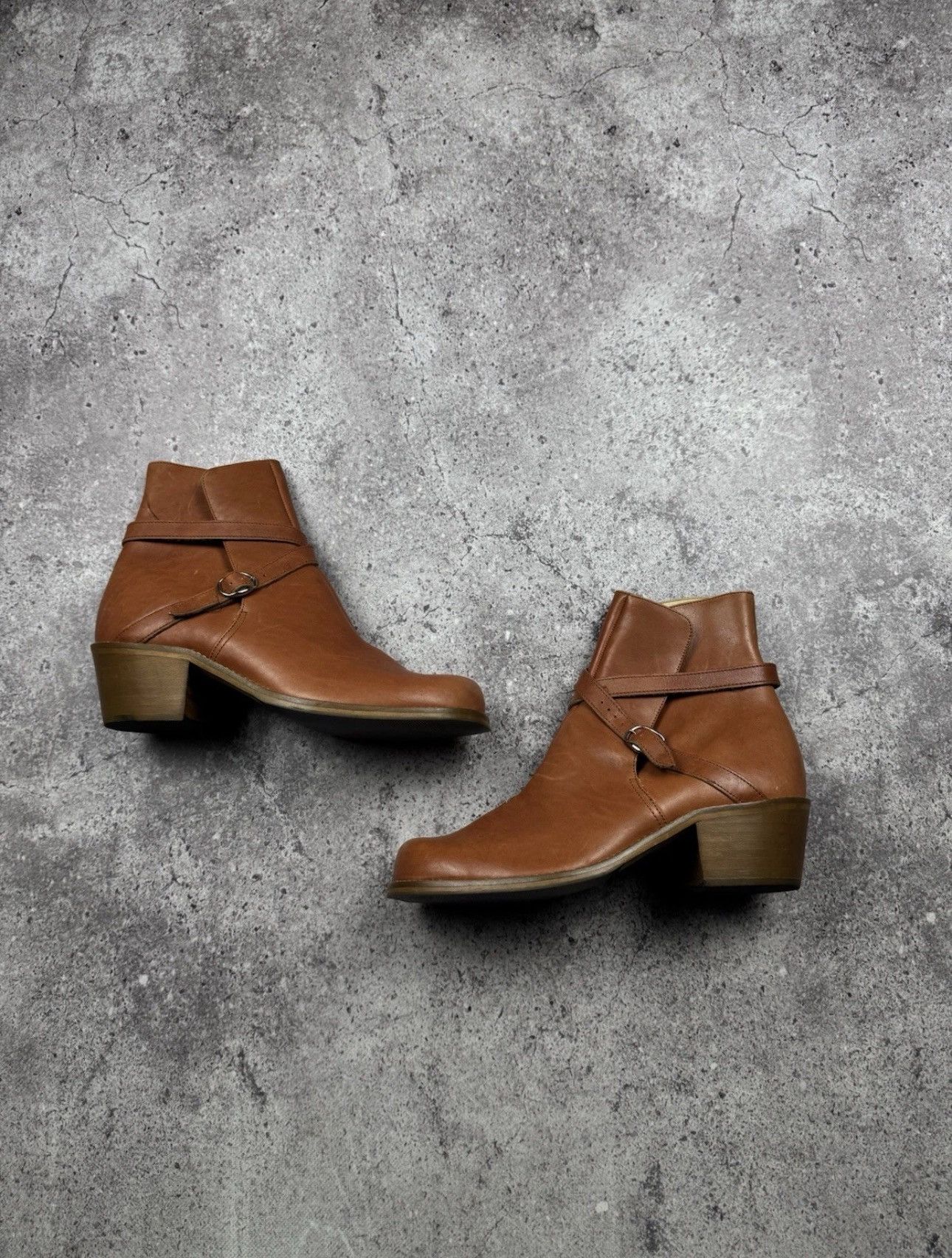 A.S.98 STRAPS BELTED A.S 98 style Boots Leather Style Rick Owens Size US 11 / EU 44 - 3 Thumbnail