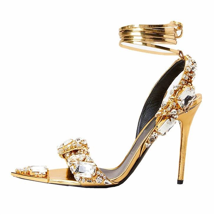 Tom Ford o1w1db11224 W3036T Sandals in Gold Size US 6 / IT 36 - 1 Thumbnail