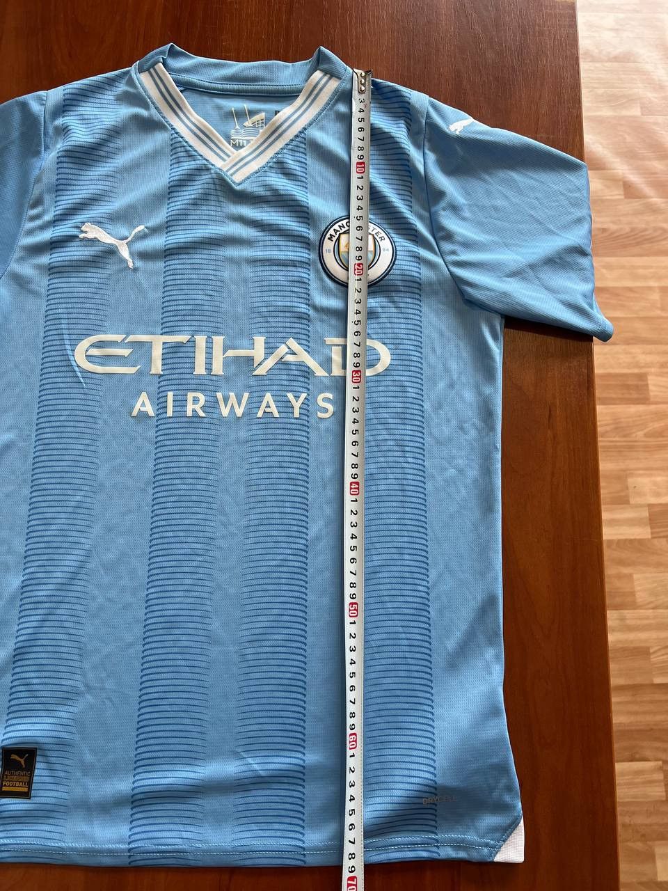Puma 2023/24 MANCHESTER CITY HOME SOCCER JERSEY FOOTBALL SHIRT S Size US S / EU 44-46 / 1 - 18 Thumbnail