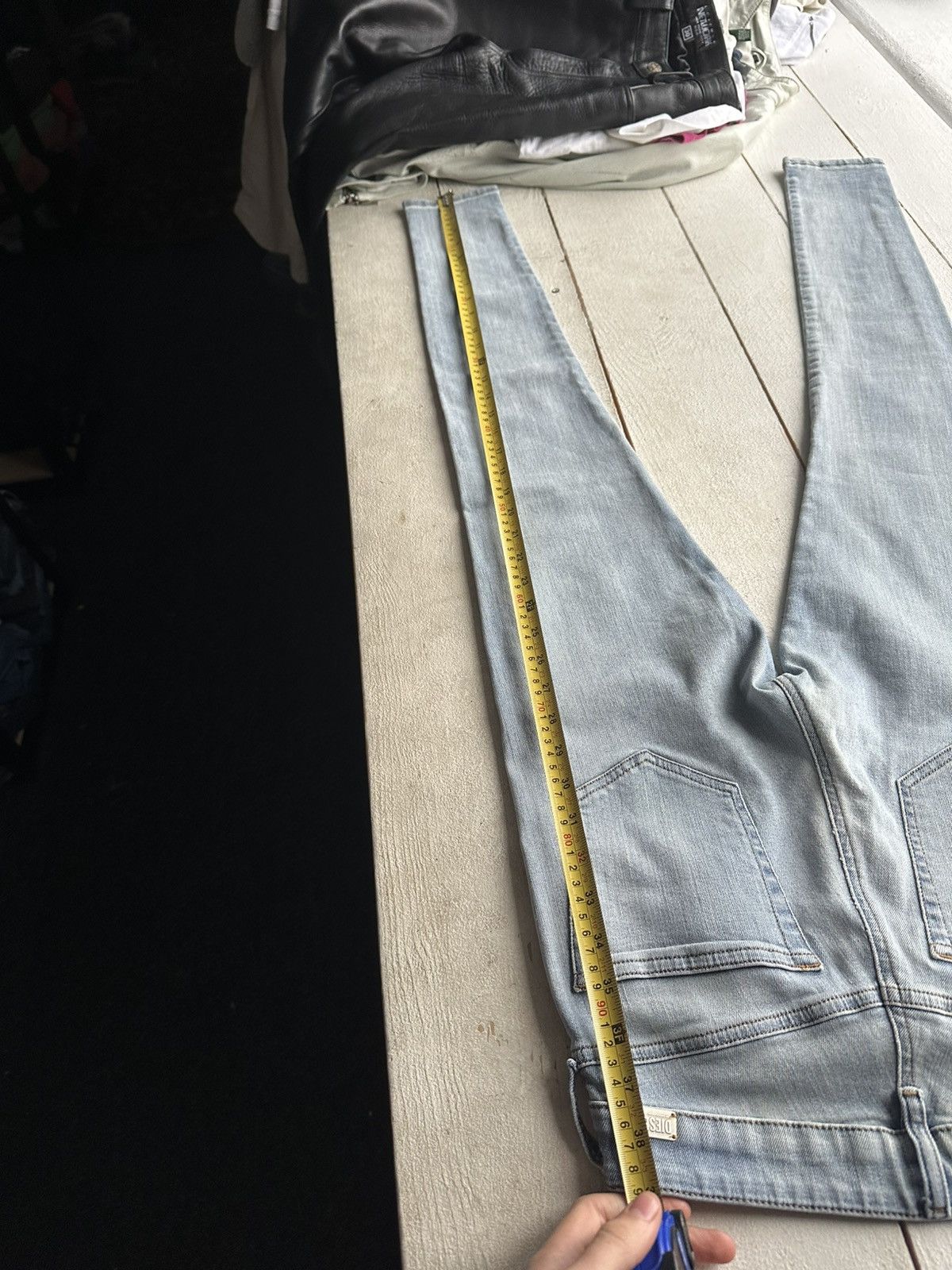 Diesel 🚨Gothic Diesel Regular Slim relax Flared Jeans Womens Size 27" / US 4 / IT 40 - 14 Thumbnail