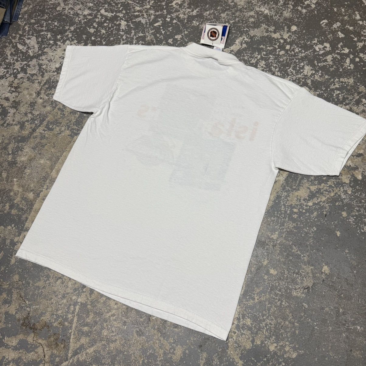 Logo 7 Vintage New York Islanders NHL White NHL 90s Hockey Tshirt Size US XL / EU 56 / 4 - 10 Thumbnail