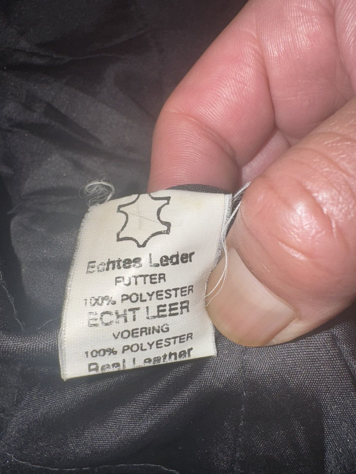 Genuine Leather Vintage “Rolling Bones” leather jacket Size US M / EU 48-50 / 2 - 5 Thumbnail