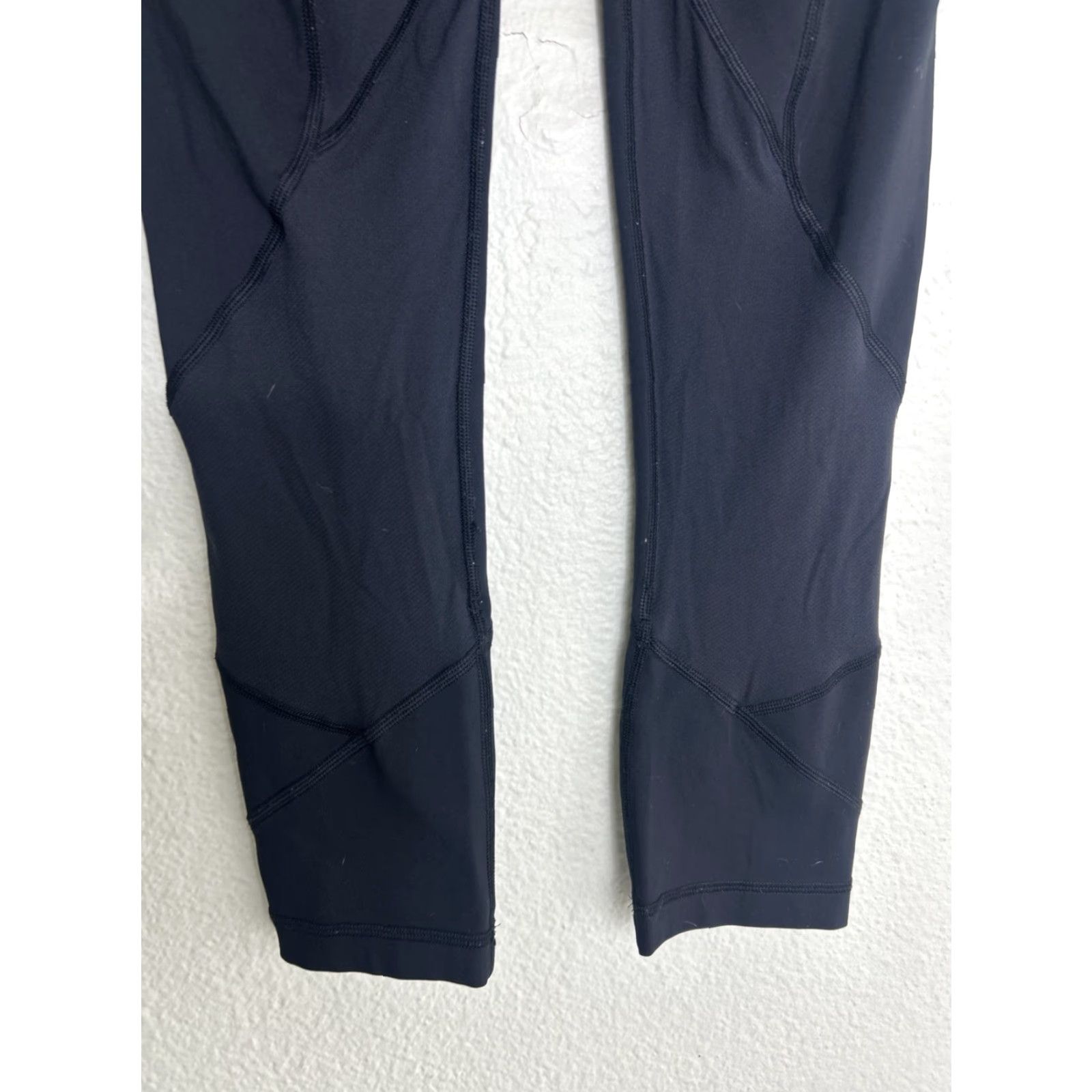 Lululemon lululemon Pace Rival Crop Leggings Black Womens Yoga Pants Size 4 26x24 Size 27" / US 4 / IT 40 - 7 Thumbnail