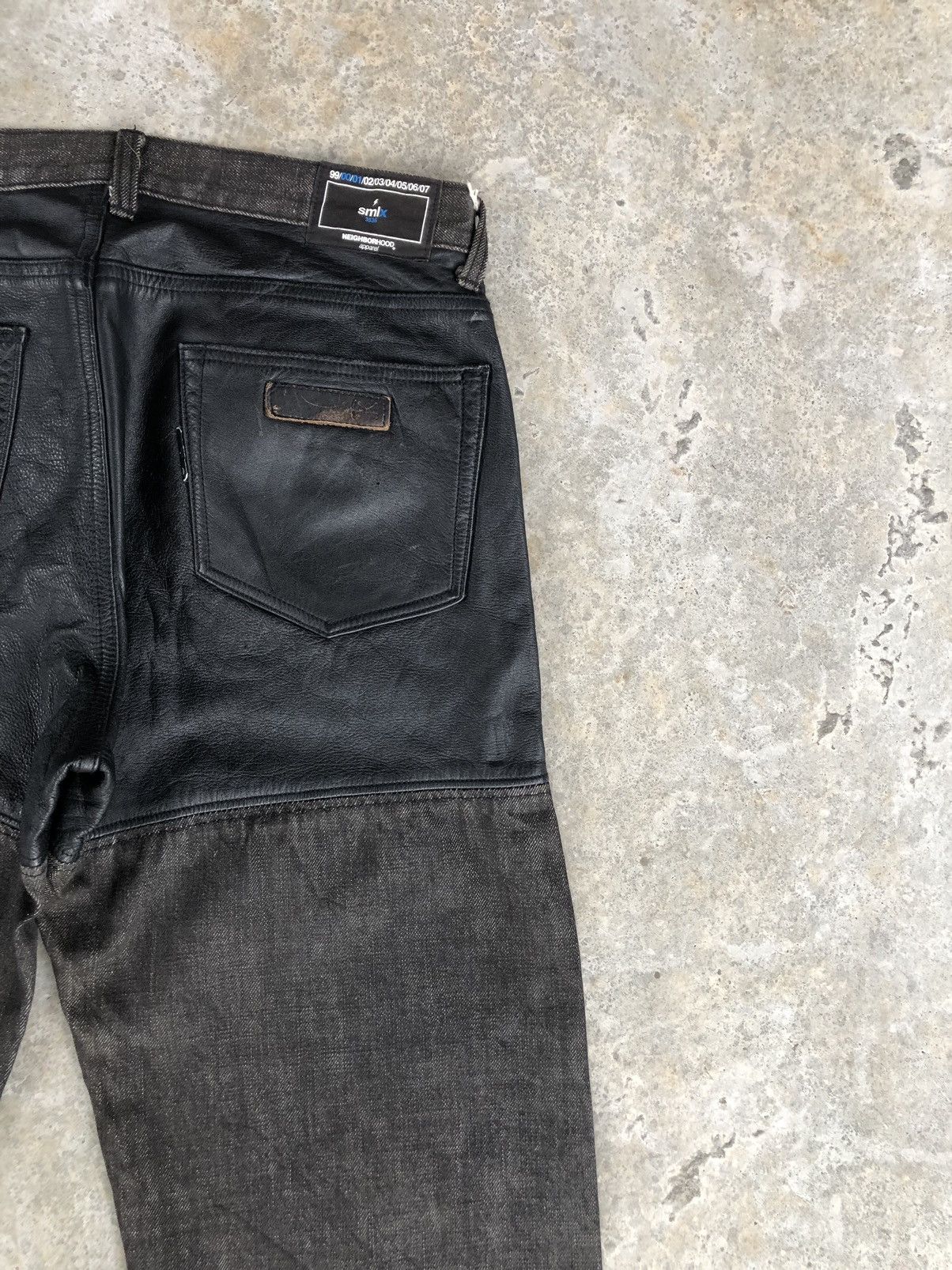 Neighborhood Neighborhood Leather Selvedge Denim Size US 32 / EU 48 - 10 Thumbnail