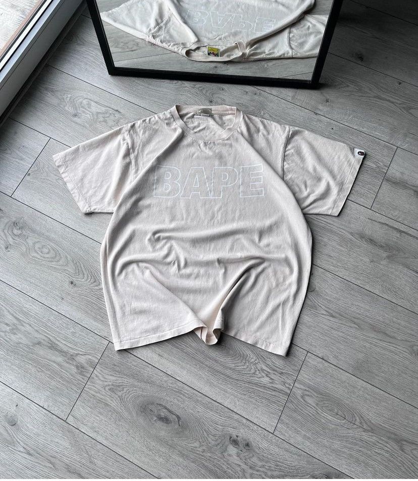 Bape Bape Spellout Logo Boxy T-shirt Size US L / EU 52-54 / 3 - 1 Thumbnail