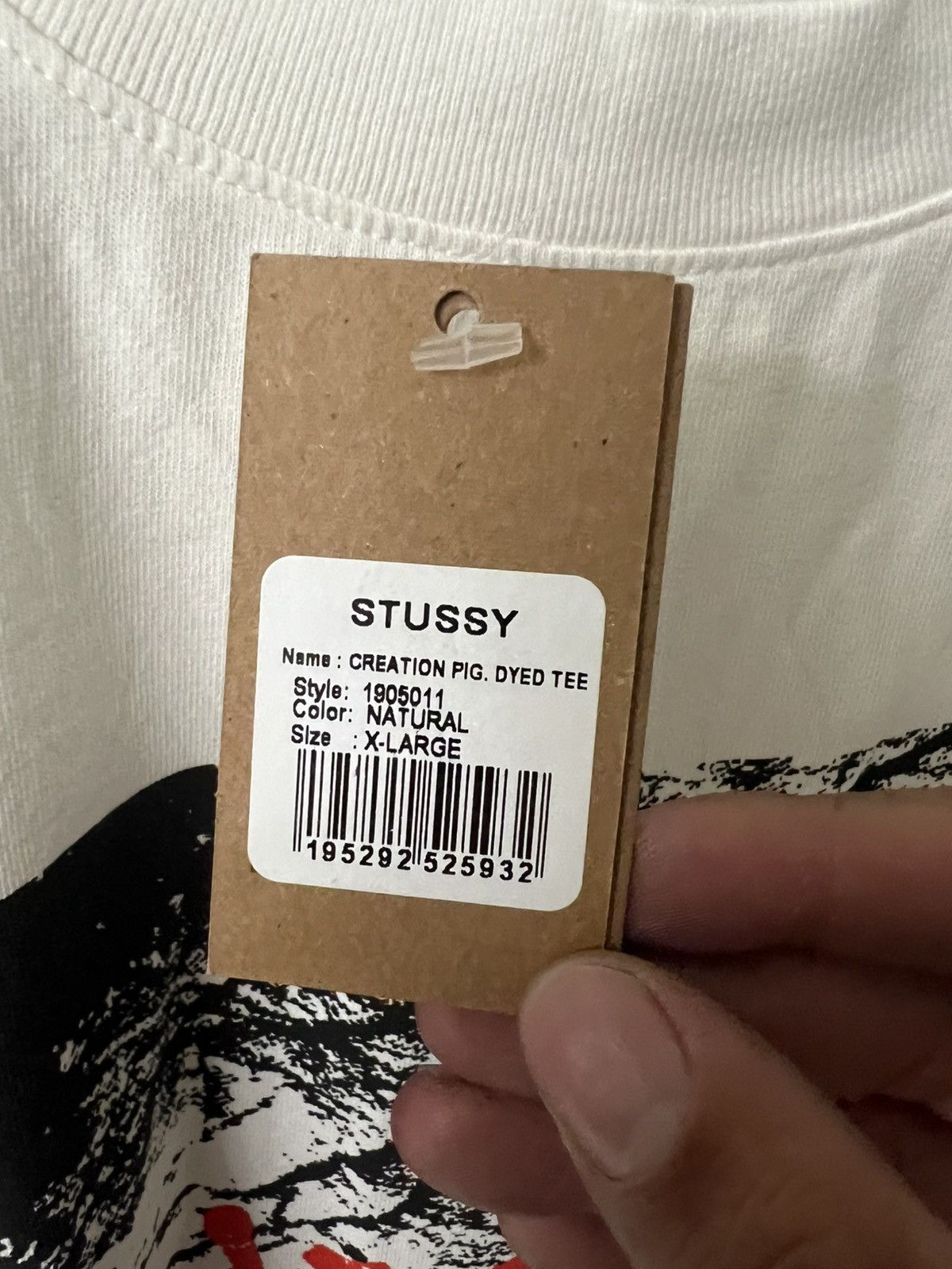 Stussy Stussy white creation tee Size US XL / EU 56 / 4 - 3 Thumbnail