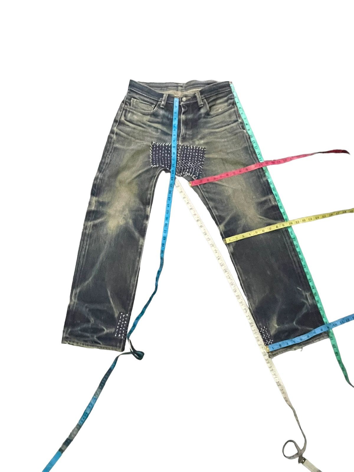 KOJIMA GENES × Vintage Vintage Kojima Genes Selvedge Distresed Denim Size US 34 / EU 50 - 23 Thumbnail