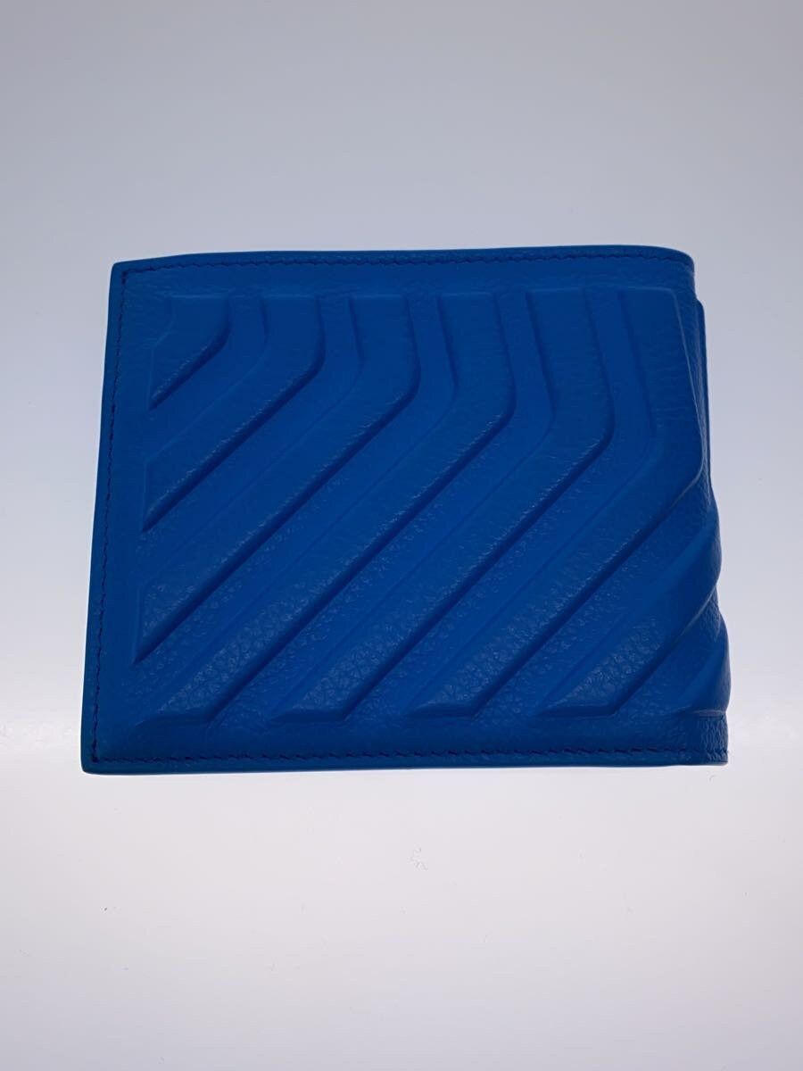 Balenciaga Balenciaga Leather Bi-Fold Wallet Blue Size ONE SIZE - 2 Thumbnail
