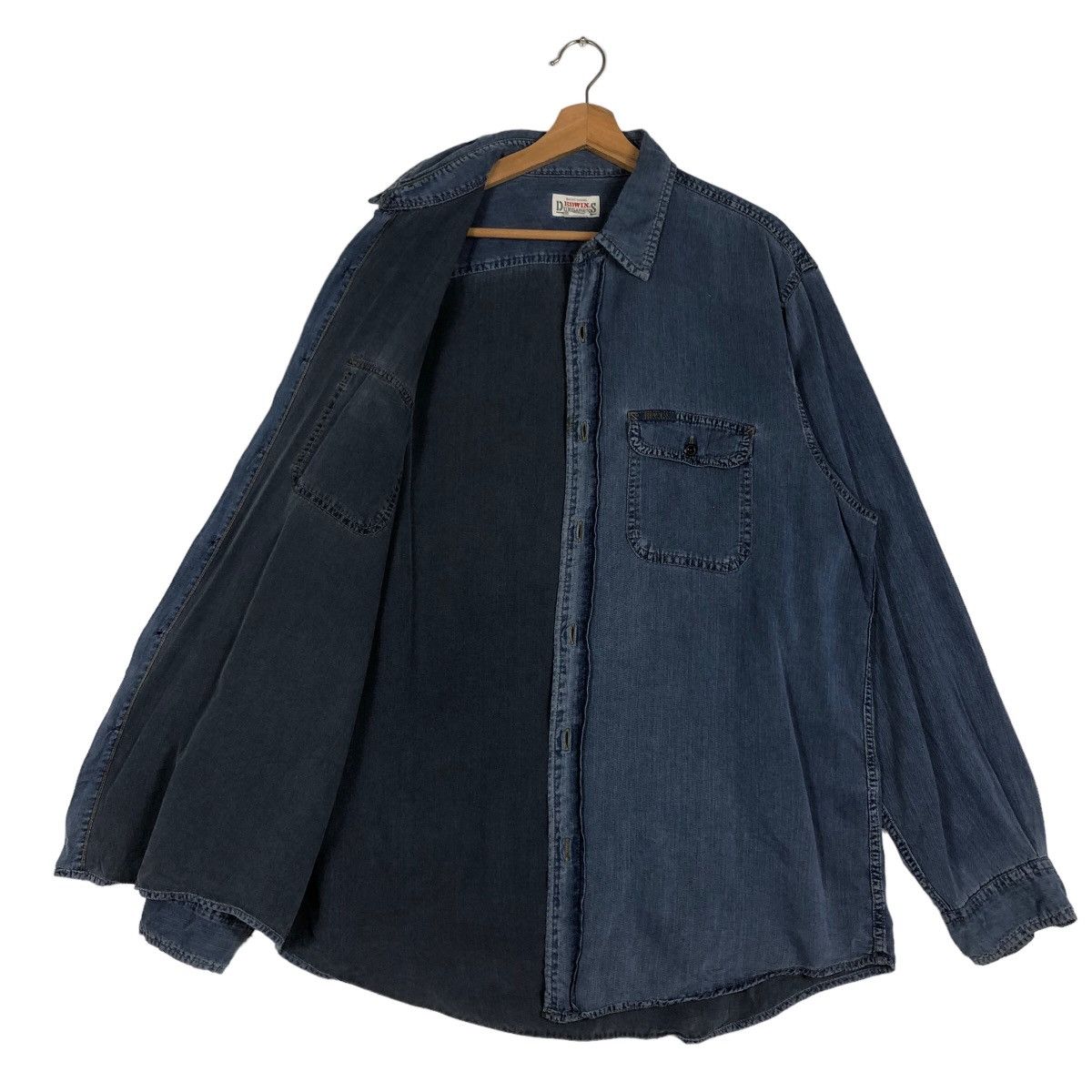 Japanese Brand 🔥90’s Vintage Chambrey Denim Jacket Edwin USA Size US XL / EU 56 / 4 - 9 Thumbnail