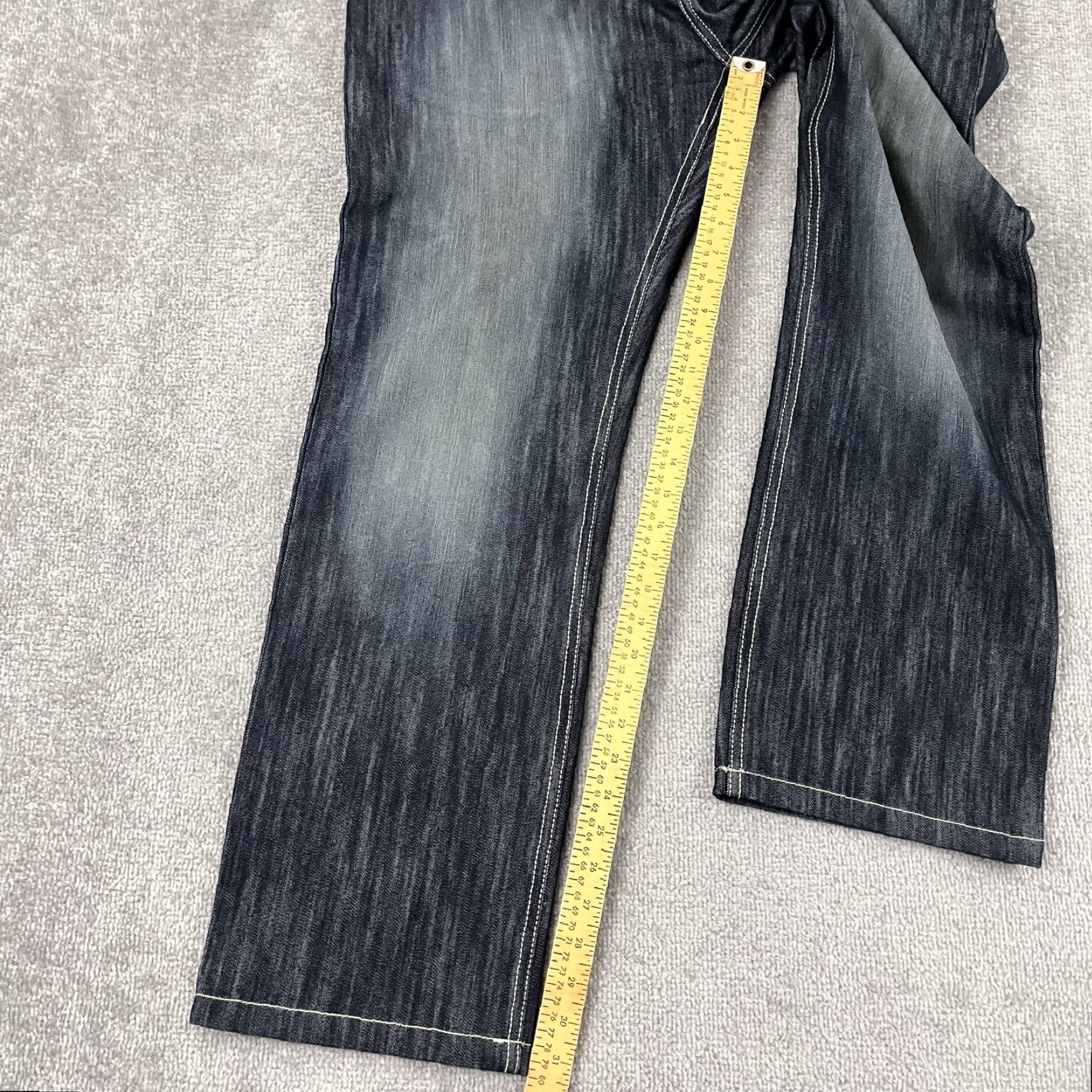 Southpole VINTAGE Southpole Jeans Men 36x32 Denim Wide-Leg Grunge Retro Y2K 5-Pocket Blue Men Size US 36 / EU 52 - 6 Thumbnail