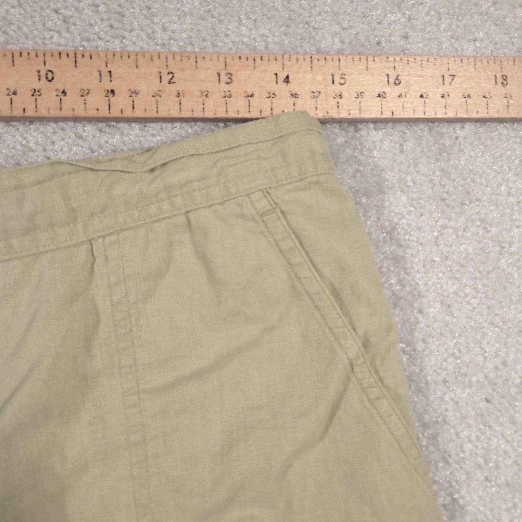 Jones New York Jones New York Sport Pants Womens 8 Beige Linen Cotton Blend Wide Leg Casual Pants Size 30" / US 8 / IT 44 - 7 Thumbnail