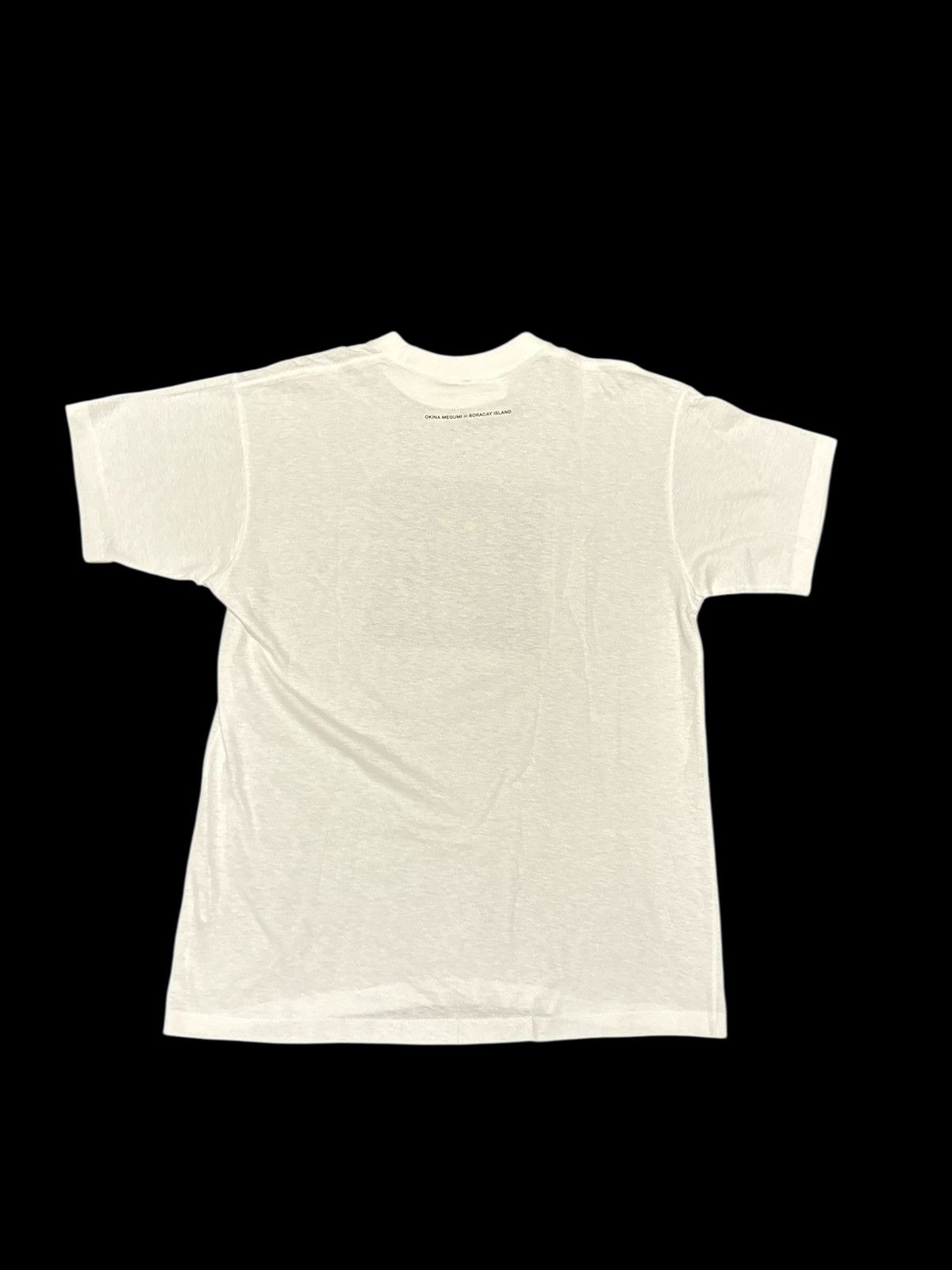 Band Tees VINTAGE 2001 OKINA MEGUMI IN BORACAY ISLAND ARTIST SHIRT Size US M / EU 48-50 / 2 - 2 Thumbnail