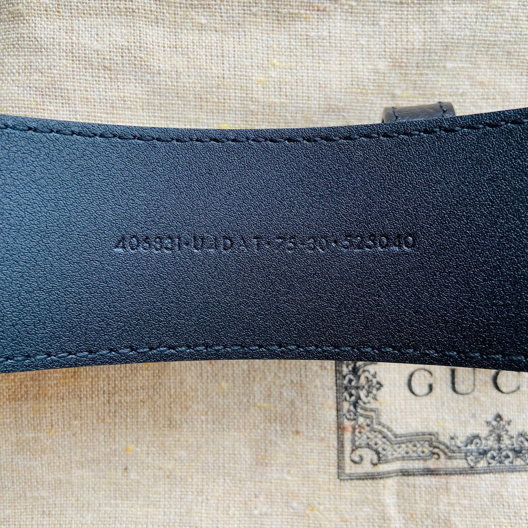 Adidas × Gucci Gucci X Adidas Double Interlocking G Leather Belt Size ONE SIZE - 15 Thumbnail