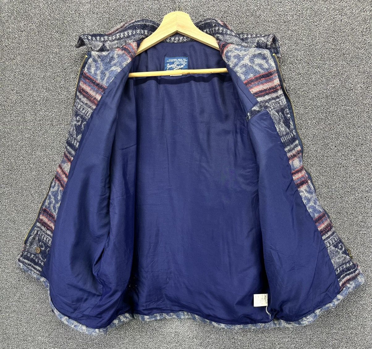 Japanese Brand Vintage Jungle Storm Navajo Wool Jacket Size US L / EU 52-54 / 3 - 6 Thumbnail
