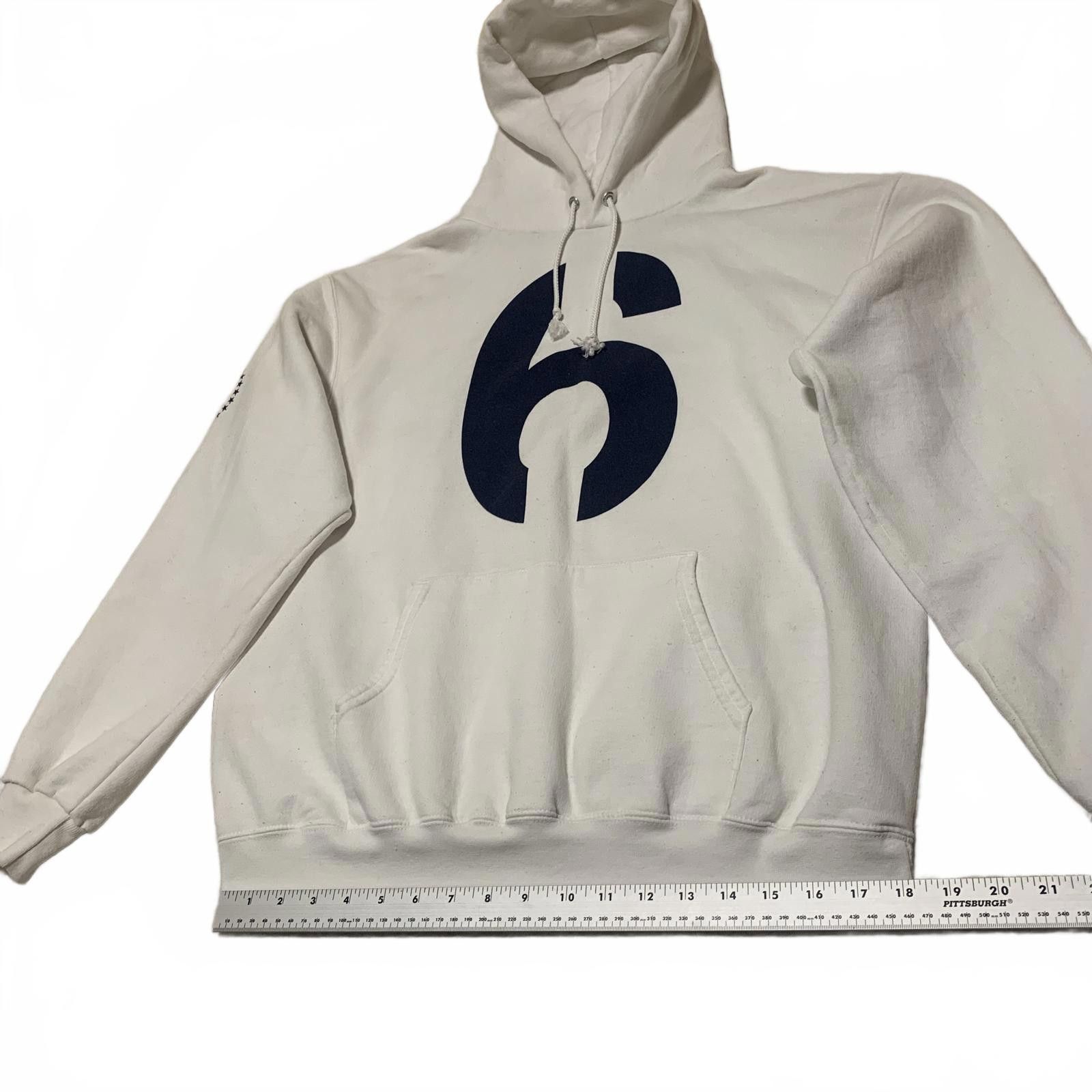 Champion Champion Eco Authentic L White Hoodie Number 6 Print Size US L / EU 52-54 / 3 - 5 Thumbnail