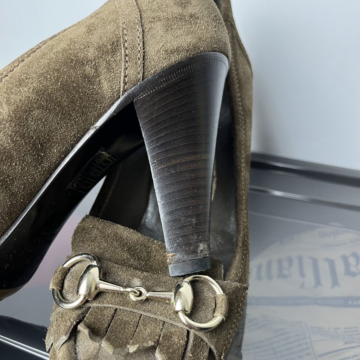 Gucci Vintage Gucci Women’s Brown Horse Bit Heels Size US 9 / IT 39 - 6 Thumbnail