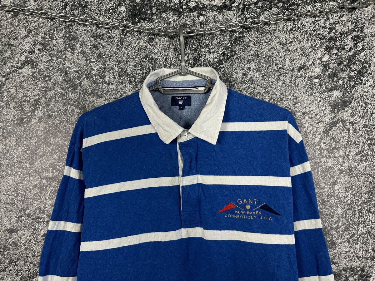 Gant GANT New Haven Connecticut USA Long Sleeve Polo Shirt XL Size US XL / EU 56 / 4 - 2 Thumbnail