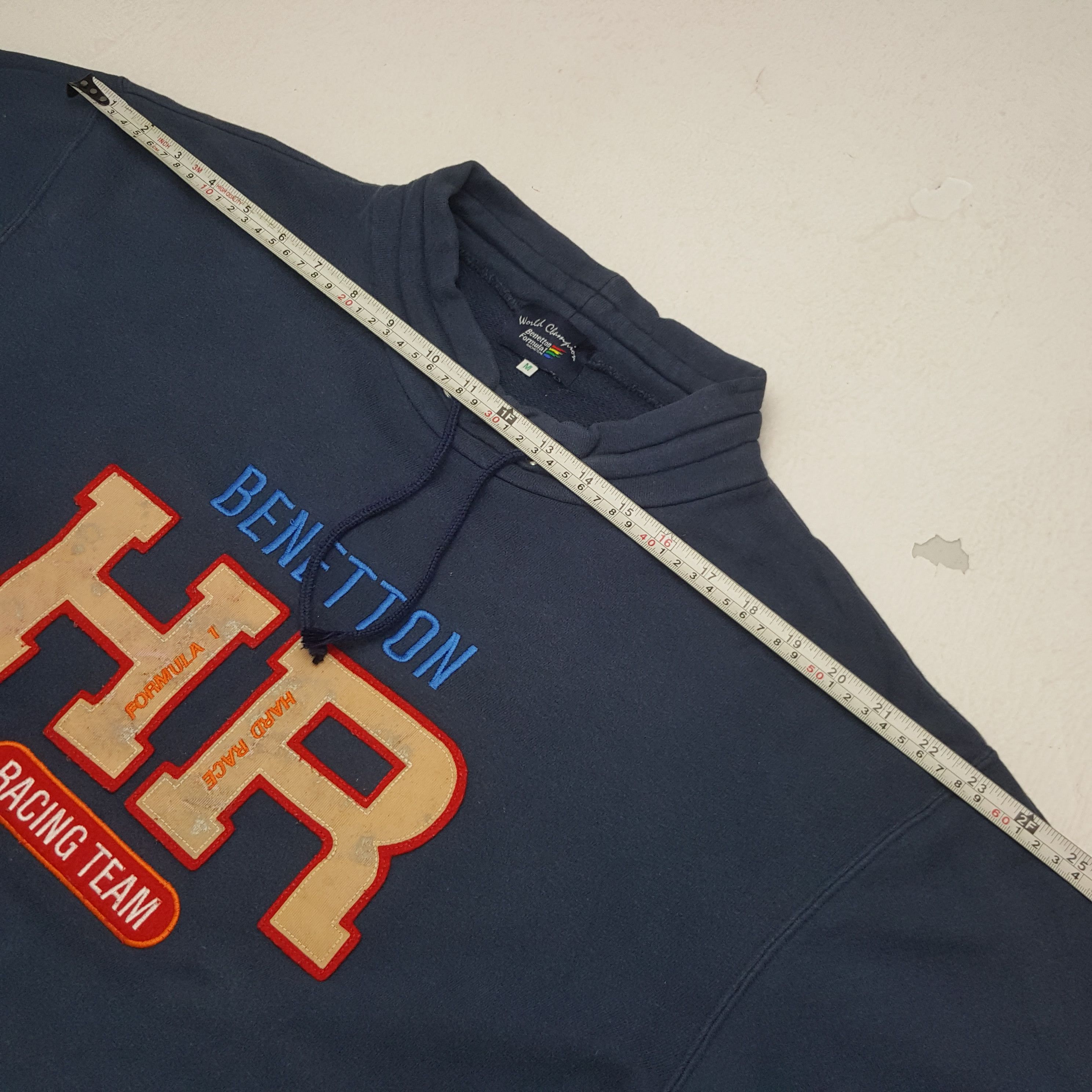 Benetton × Vintage Vintage Benetton HR Racing Team Sweatshirt Size US M / EU 48-50 / 2 - 5 Thumbnail