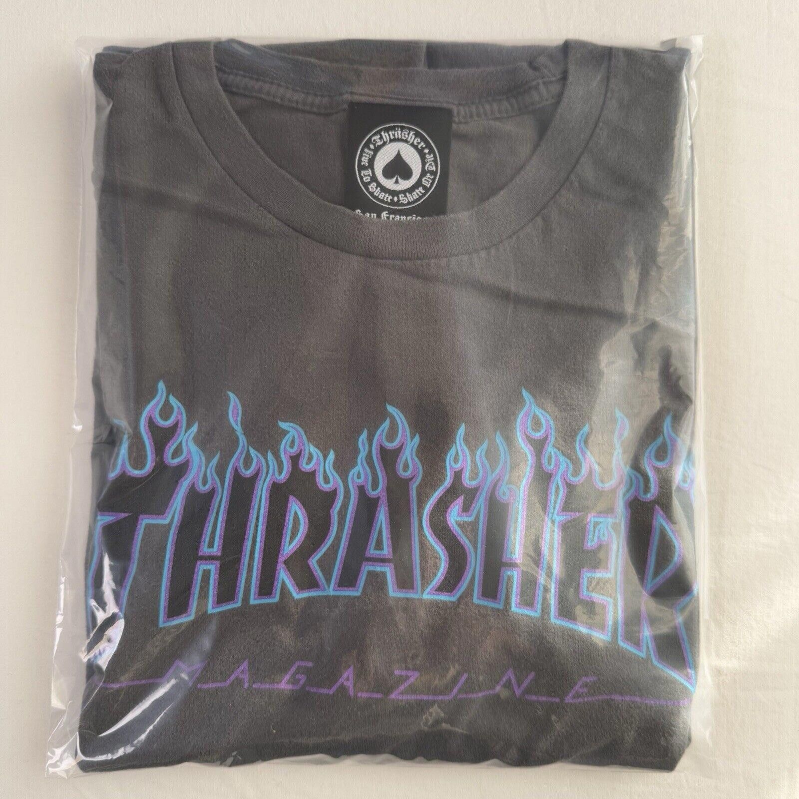 Hanes Vtg 80s Thrasher Magazine T-Shirt Skate Santa Cruz Mens L Size US L / EU 52-54 / 3 - 6 Thumbnail